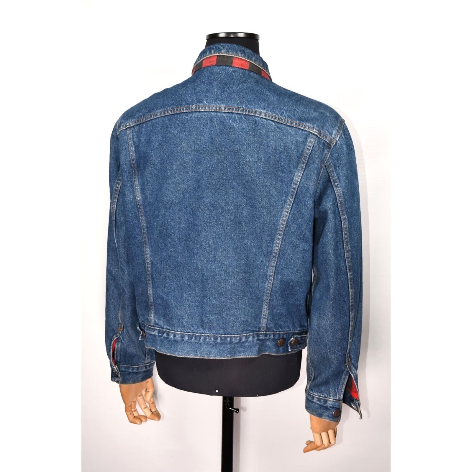 Levi's VINTAGE Levi's Trucker Jacket 70411 0816 Size 46 Denim Blue 80s Lined Leather? (Note: No new words) Size US S / EU 44-46 / 1 - 4 Thumbnail