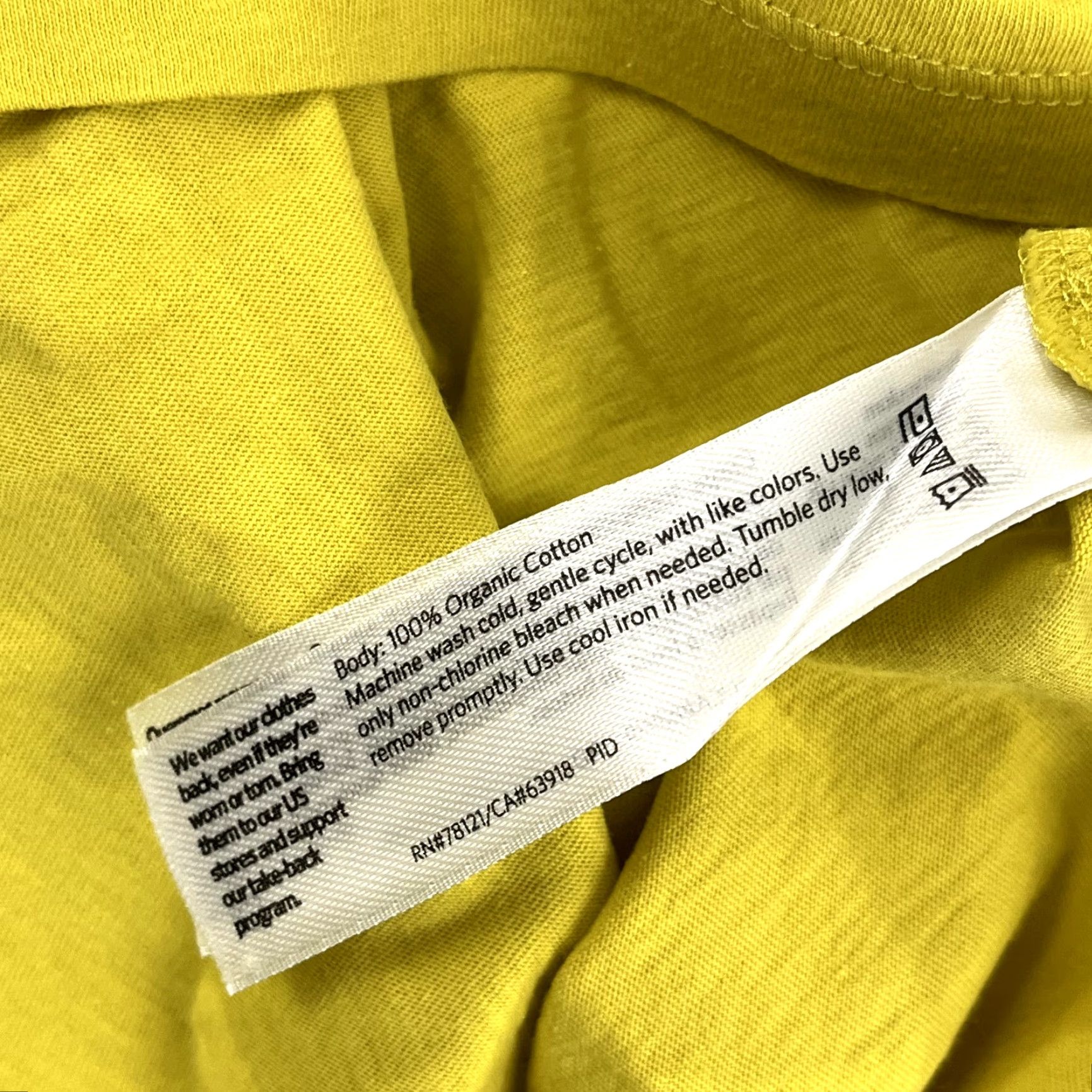 Eileen Fisher EILEEN FISHER Shirt Womens Large Yellow Organic Cotton Half Sleeve Pullover Top Size L / US 10 / IT 46 - 3 Thumbnail