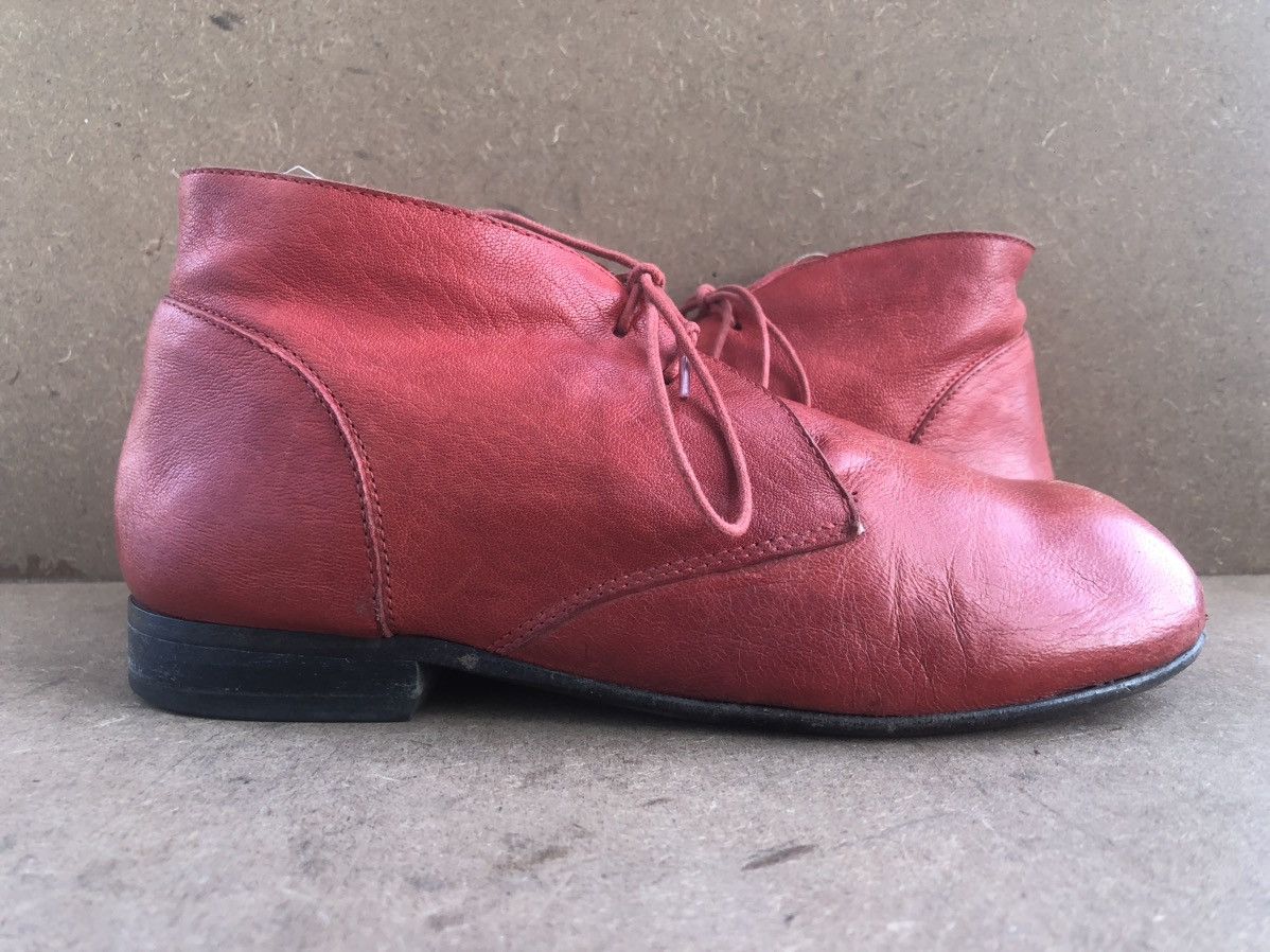 Rundholz Rundholz Red Calfskin Leather Women’s Shoes Size 37 Size US 7 / IT 37 - 7 Thumbnail