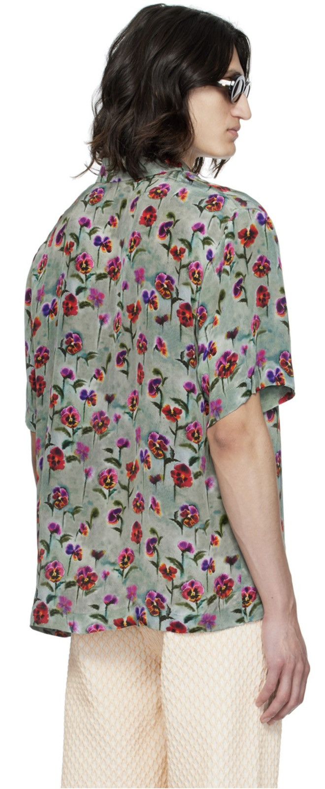 Sefr Lightweight viscose satin floral pattern printed throughout Size US XL / EU 56 / 4 - 2 Thumbnail