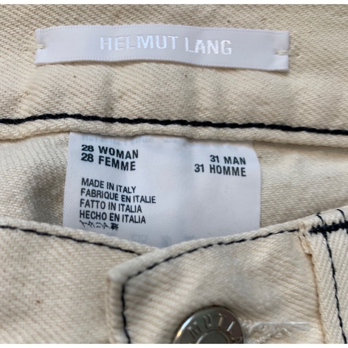 Helmut Lang HELMUT LANG MASC LO DRAINPIPE JEANS Size US 29 - 11 Thumbnail