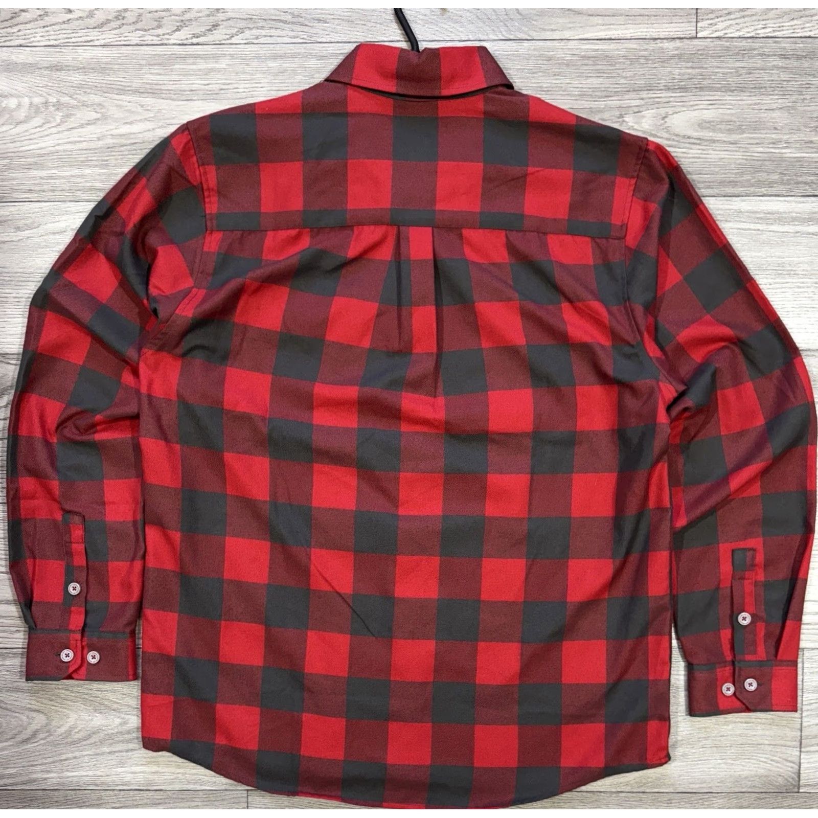 Vintage Dixxon Fifty Fifty Flannel Red Buffalo Plaid Button Down Shirt Mens Size Large Size US L / EU 52-54 / 3 - 2 Thumbnail