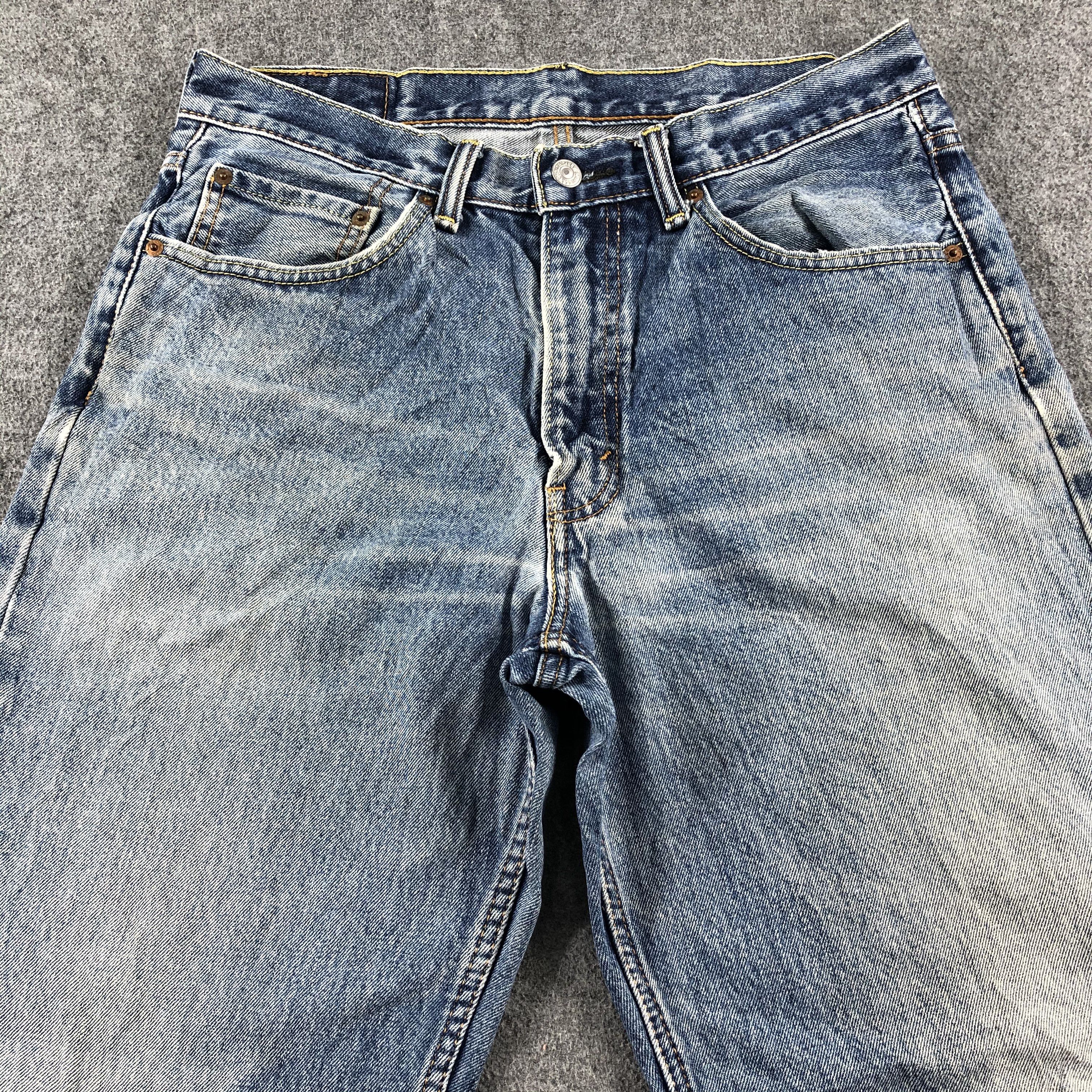 Levi's Vintage Blue Wash Levis 550 Jeans-J2384 Size US 33 - 3 Thumbnail