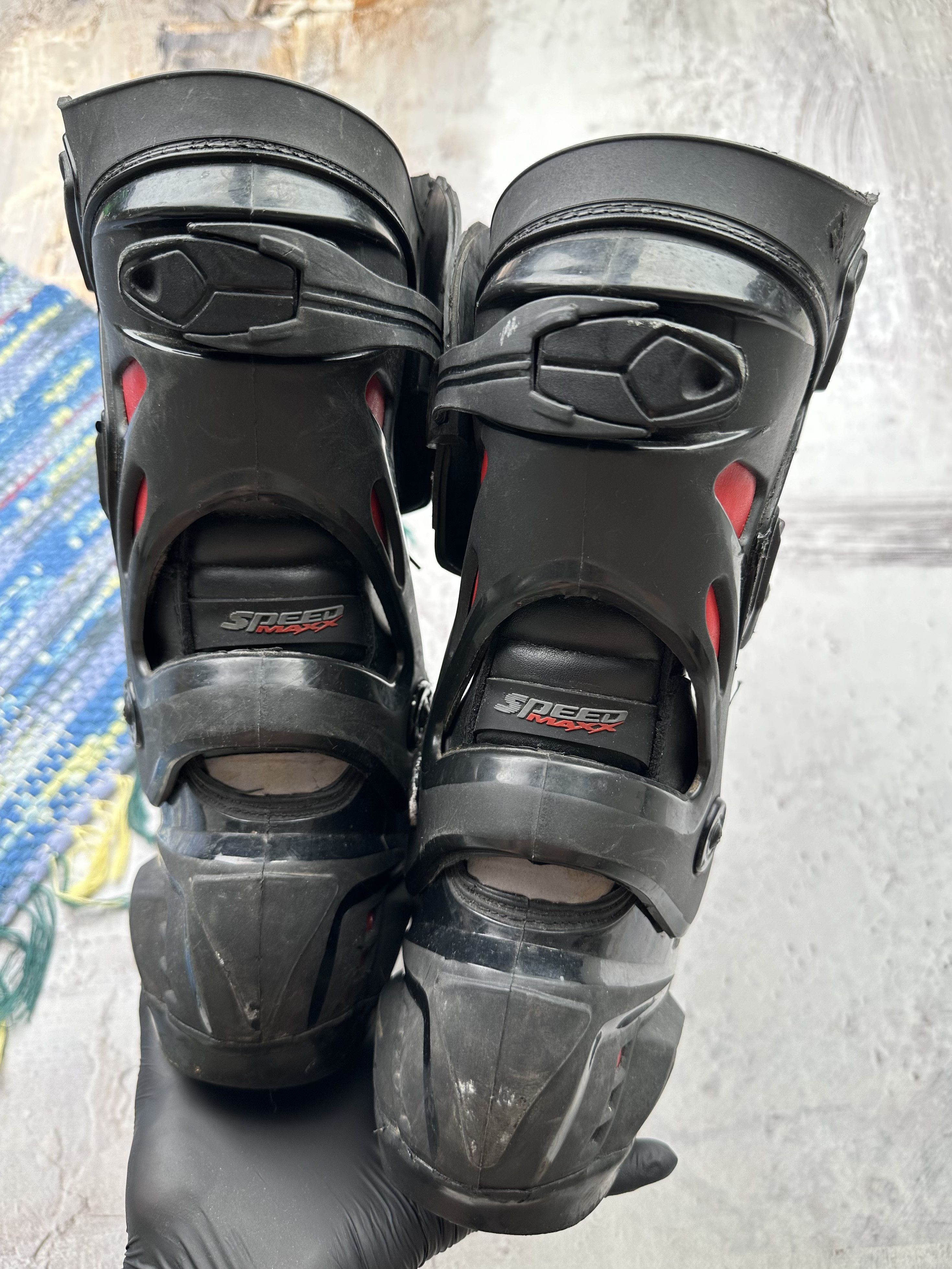Japanese Brand Racing Moto Biker Hype Boots Size US 12 / EU 45 - 7 Thumbnail