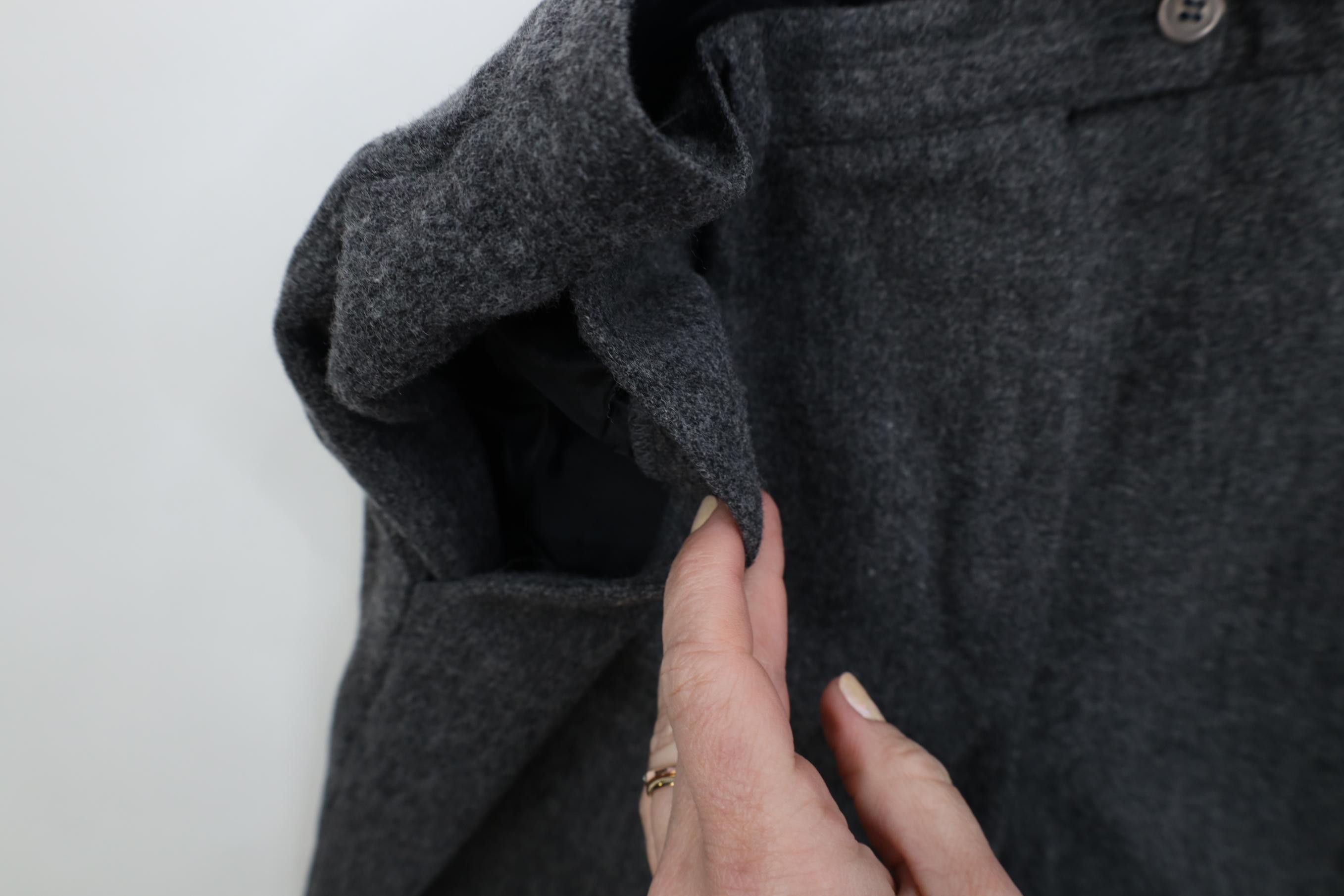 Vintage Vintage 90s Streetwear Wool Pants Businesscore Gray Size 32" / US 10 / IT 46 - 8 Thumbnail