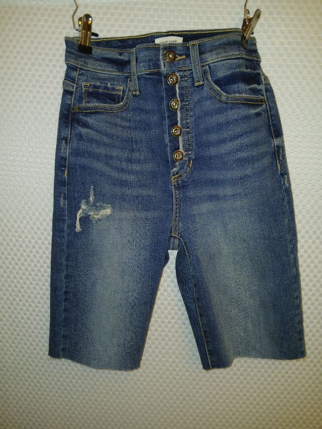 Sneaky Steve Sneak Peak High-Rise Button Fly Bermuda Shorts Size 26" / US 2 / IT 38 - 1 Thumbnail