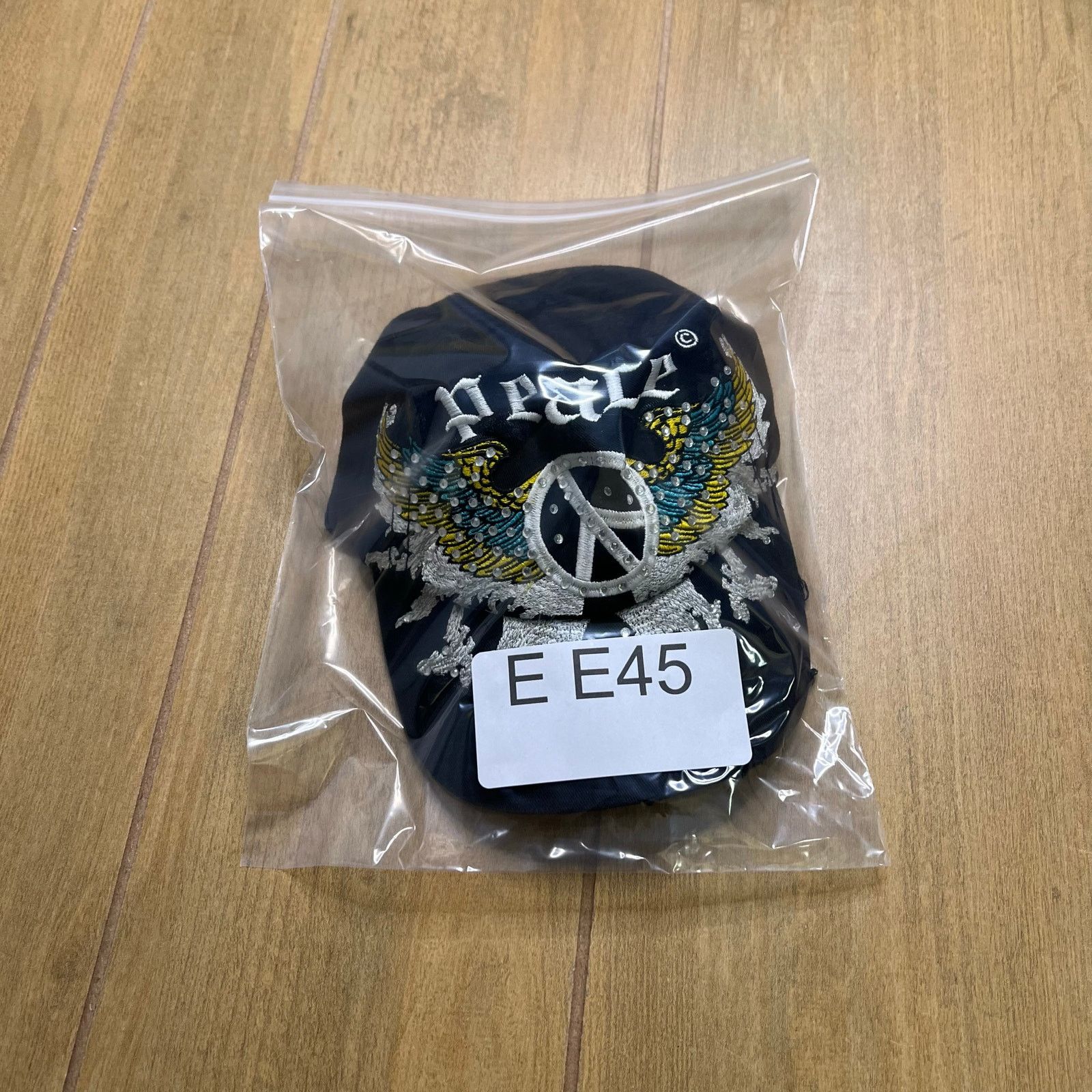 Vintage Y2K baseball cap embroidery peace wings rhinestone women Size ONE SIZE - 9 Thumbnail