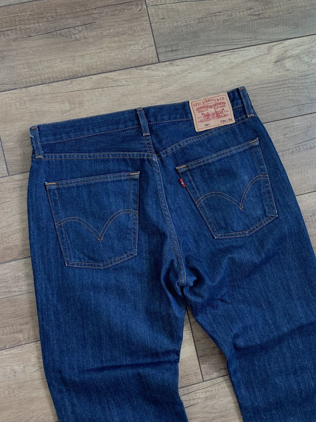 Levi's Vintage Levi's 581 Blue Wide Jeans Denim Pants Size US 34 / EU 50 - 7 Thumbnail