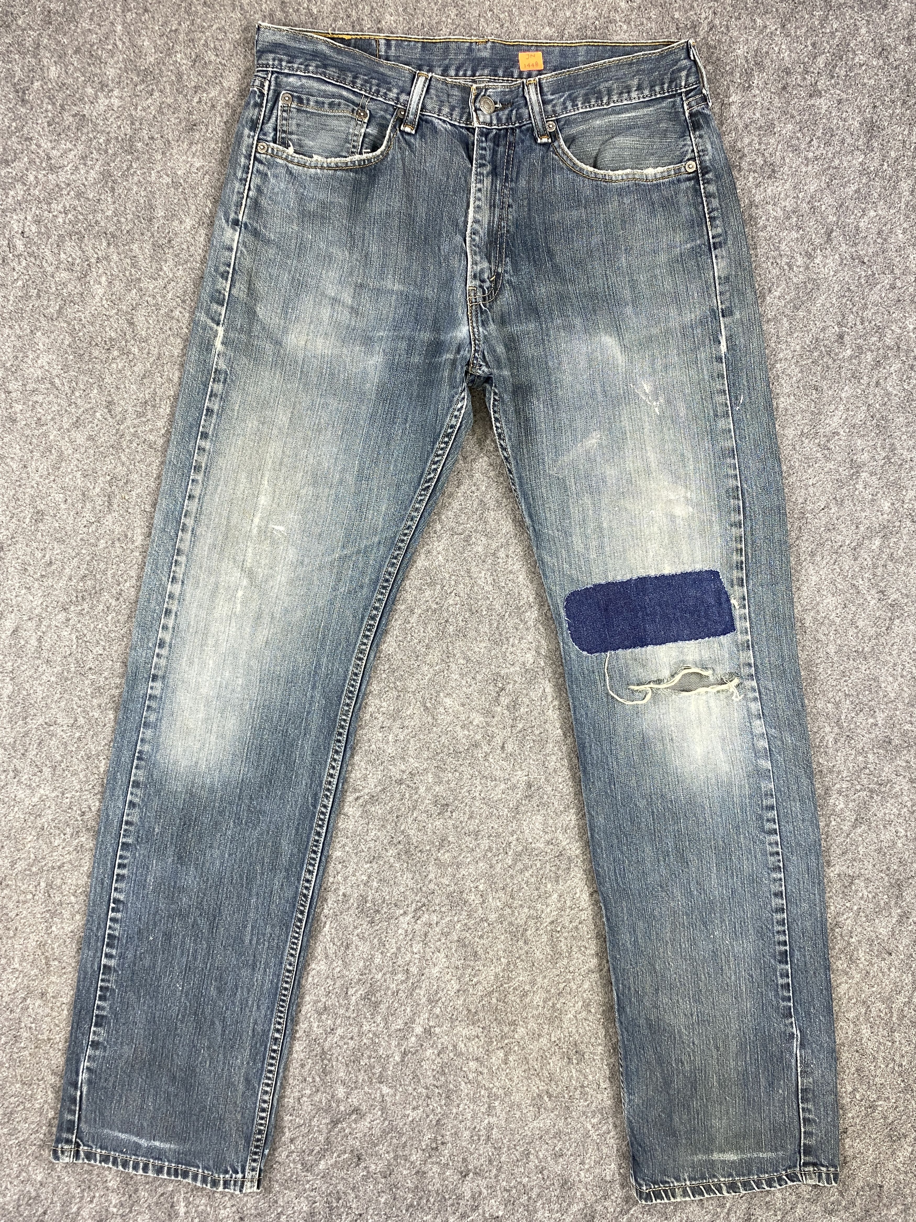 Levi's Faded Blue Vintage Levi's 505 Jeans 32x33.5 Denim JN1448 Size US 32 / EU 48 - 1 Thumbnail