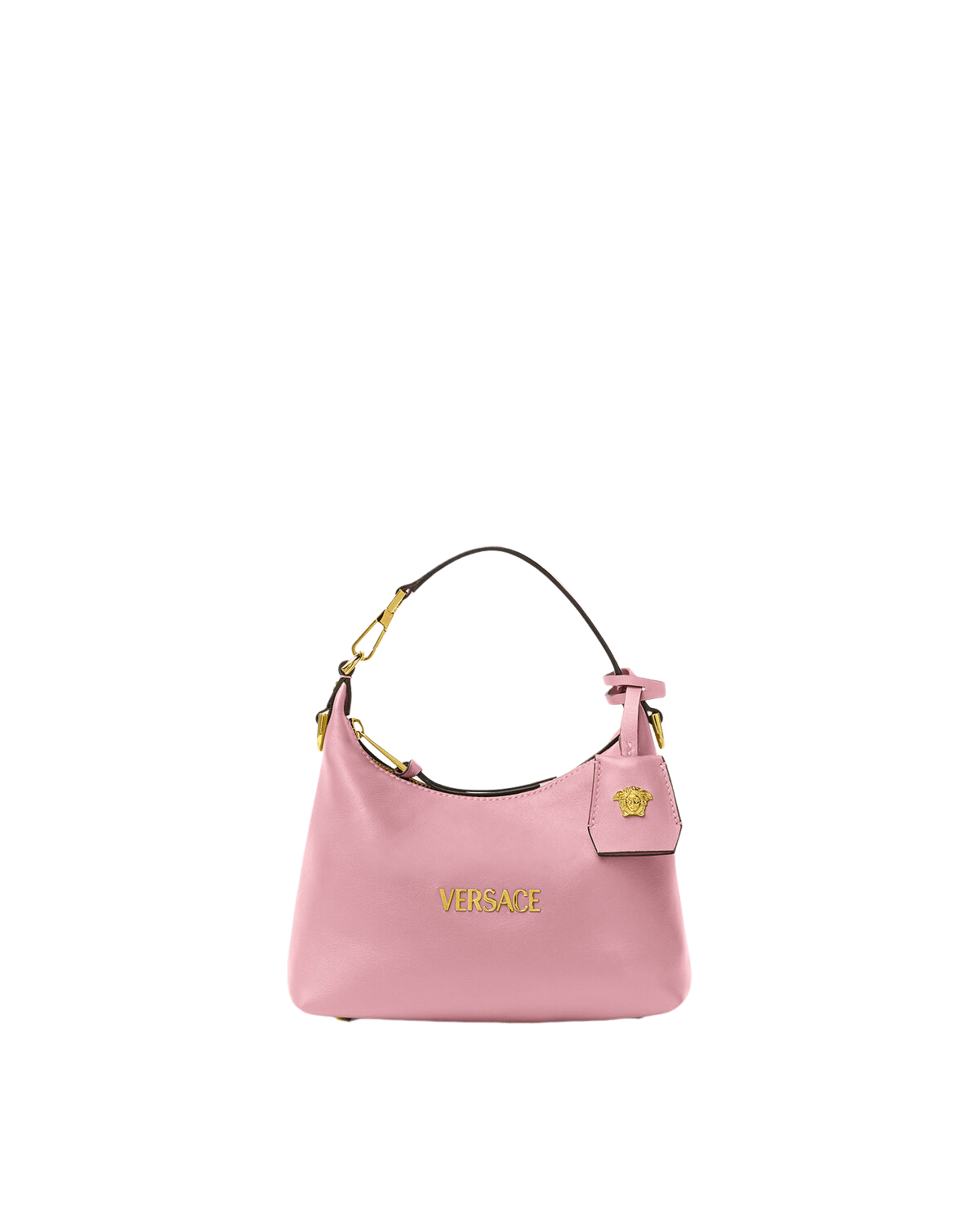 Versace VERSACE $1590 Pink Leather Hobo Handbag New Authentic Size ONE SIZE - 5 Thumbnail