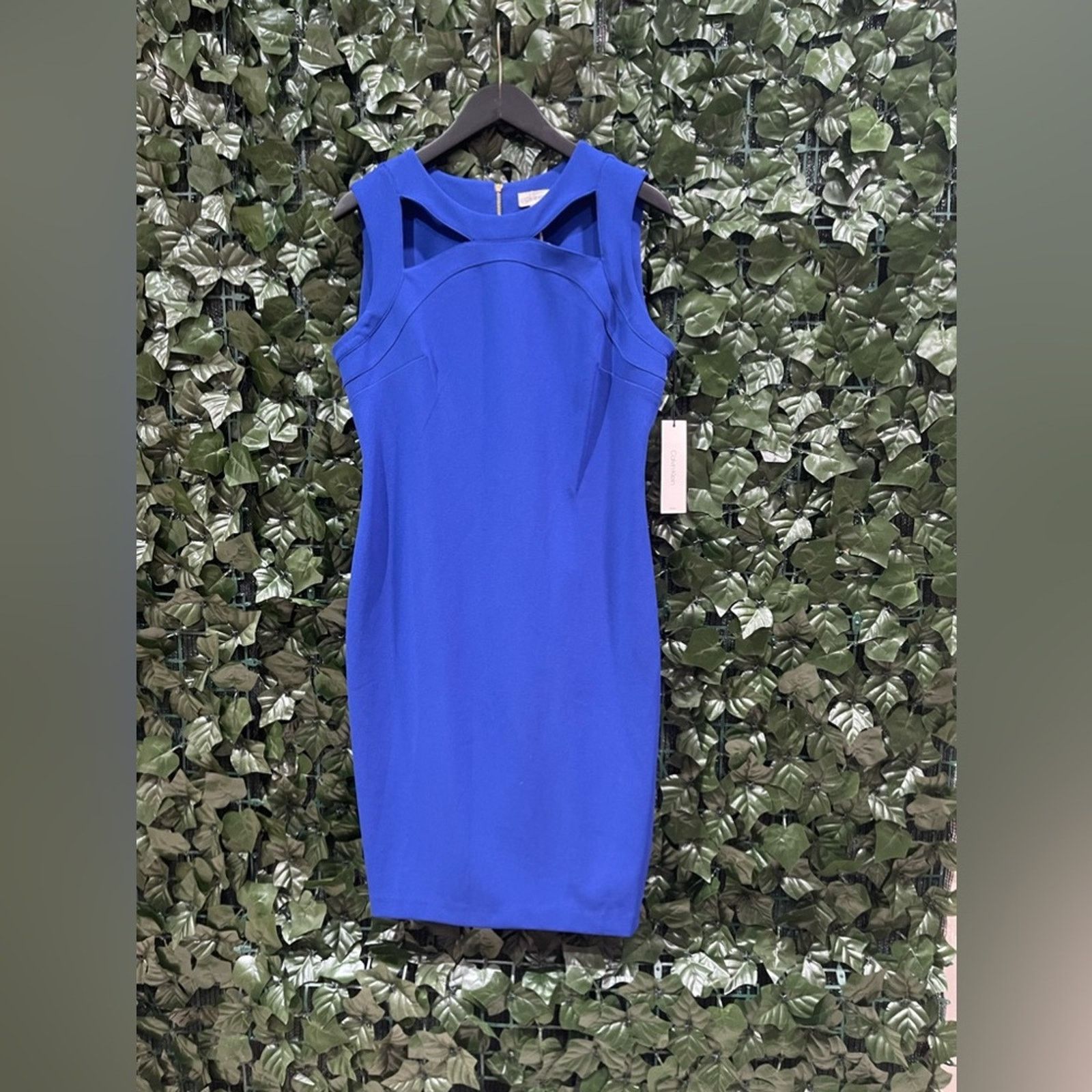 Calvin Klein Calvin Klein Womens Velvet Knee Fit & Flare Dress | Grailed