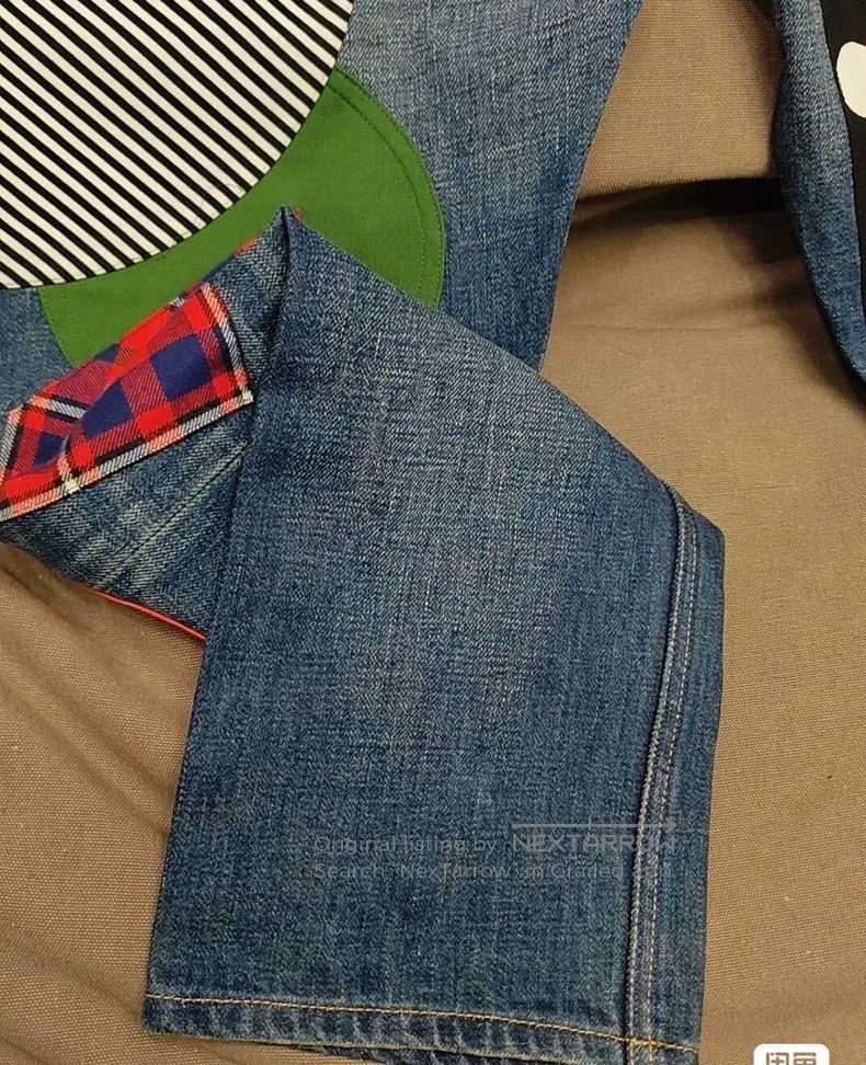 Junya Watanabe Junya Watanabe size S Patchwork denim pants Size 23" - 6 Thumbnail
