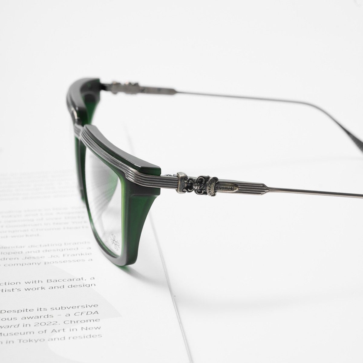 Chrome Hearts CHROME HEARTS TRYDIXAGAIN MATTE DARK OLIVE/ ANTIQUE SILVER Size ONE SIZE - 3 Thumbnail
