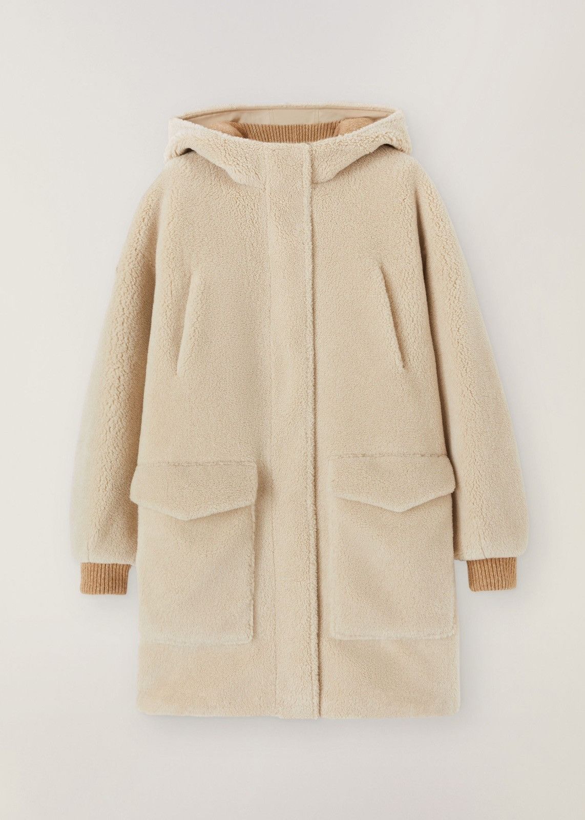 o1srvl11e0824 Reversible Wind Stretch Storm Jacket in Beige