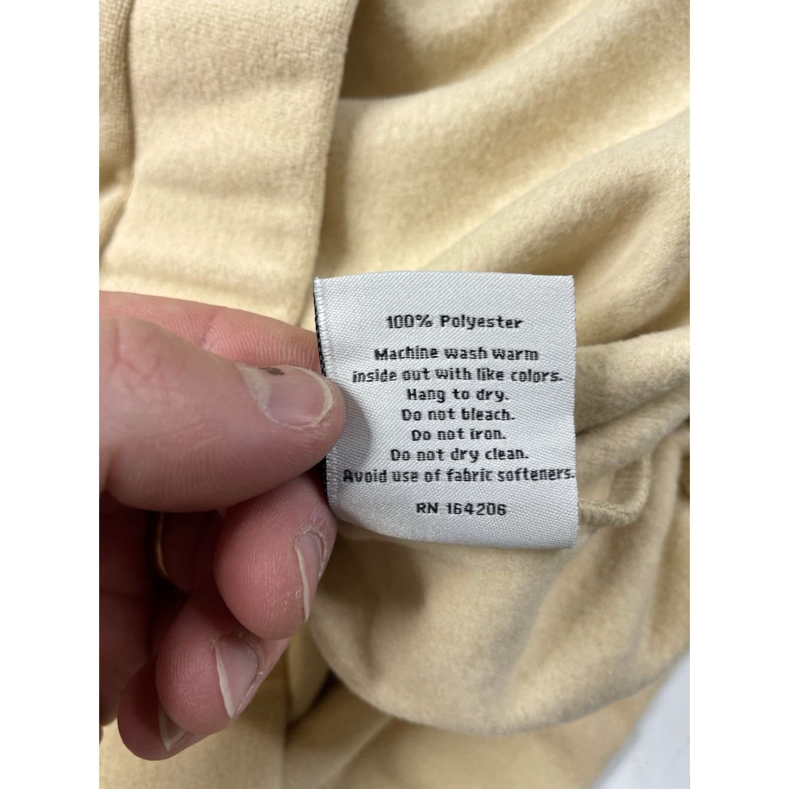 Vintage DUDLEY STEPHENS Sweater Womens XS Baldwin Turtleneck Terry Fleece Pullover Beige Logo Embroidered Fashion Pullover Sweatshirt Womens XS Size XS / US 0-2 / IT 36-38 - 6 Thumbnail