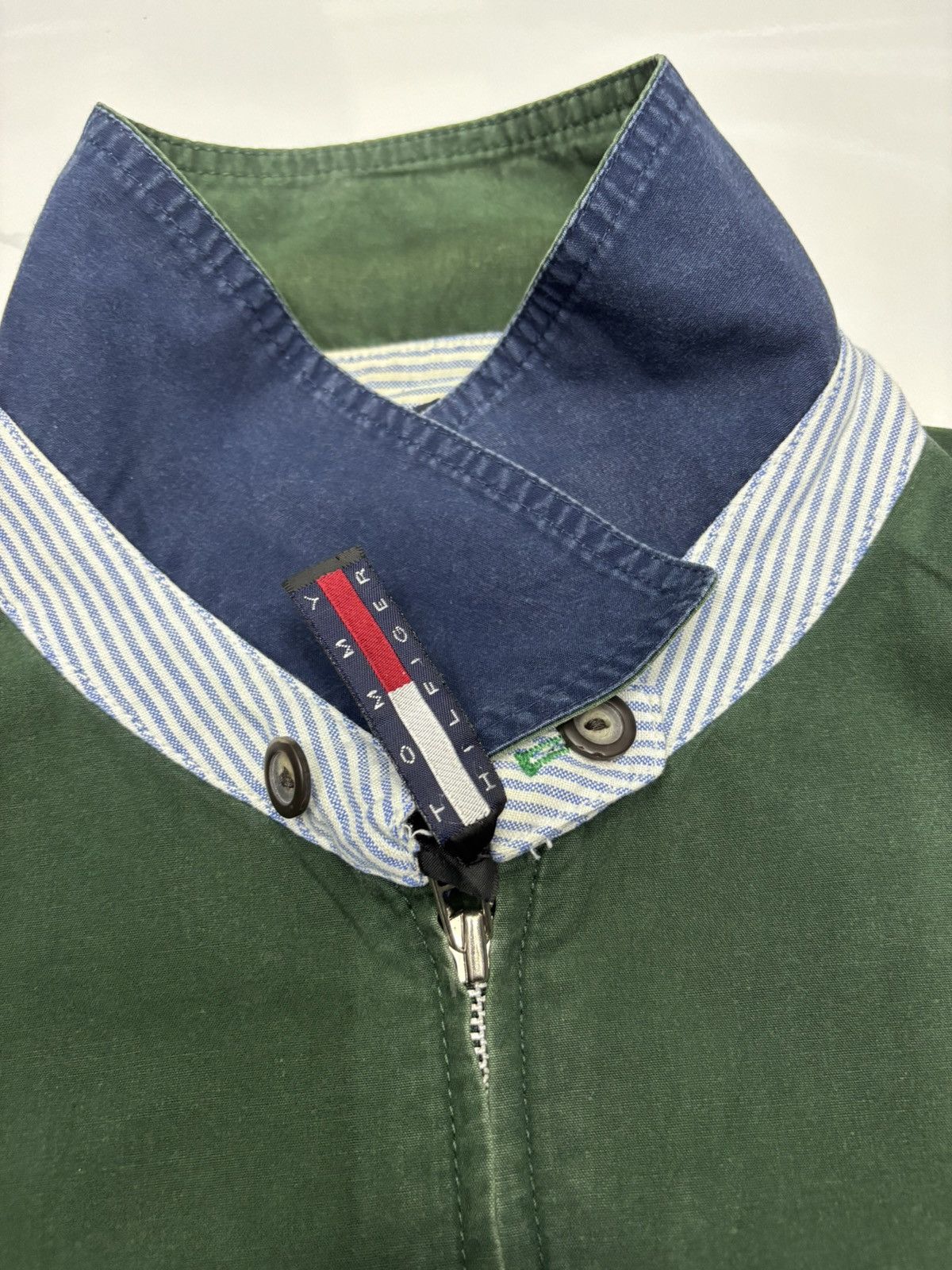 Tommy Hilfiger 🔥VINTAGE TOMMY HILFIGER ZIPPER JACKET Size US L / EU 52-54 / 3 - 12 Thumbnail