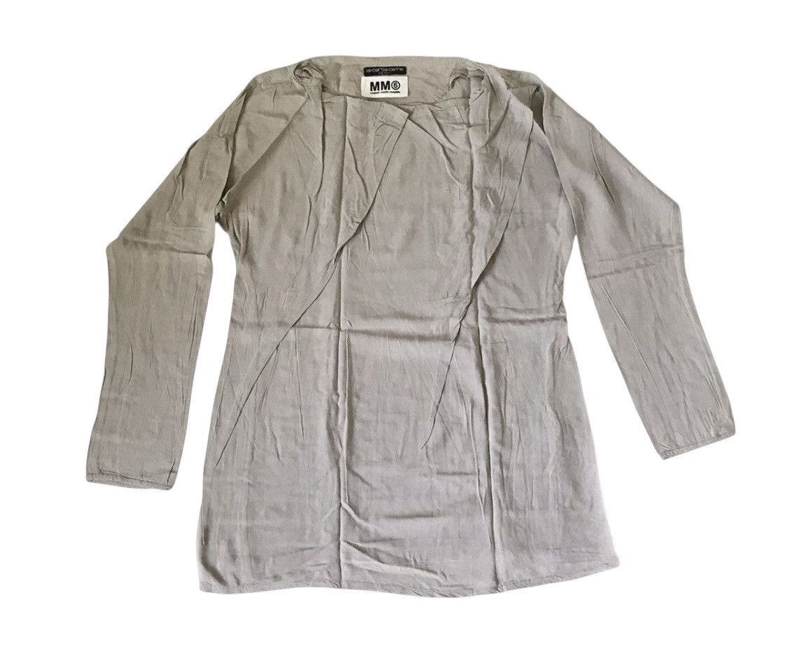 Maison Margiela MM6 x 10 corso como ruffle flowy longsleeve Size US S / EU 44-46 / 1 - 1 Thumbnail