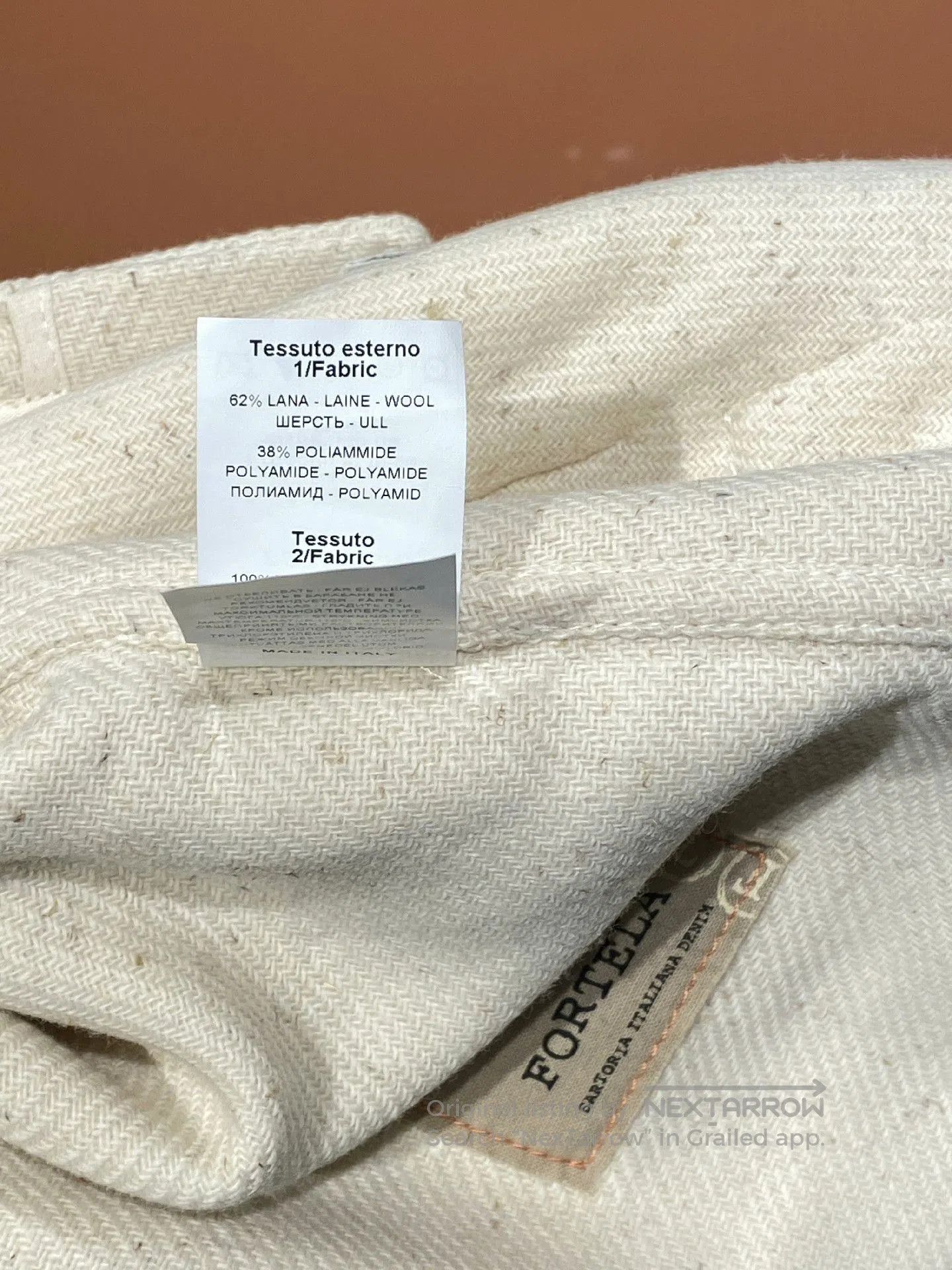 Fortela FORTELA White Speckled Jacket. Size US M / EU 48-50 / 2 - 7 Thumbnail