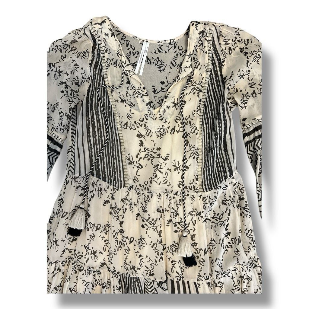 Anthropologie Anthropologie Talulah Tiered Boho Midi Dress Size Small Size S / US 4 / IT 40 - 4 Thumbnail