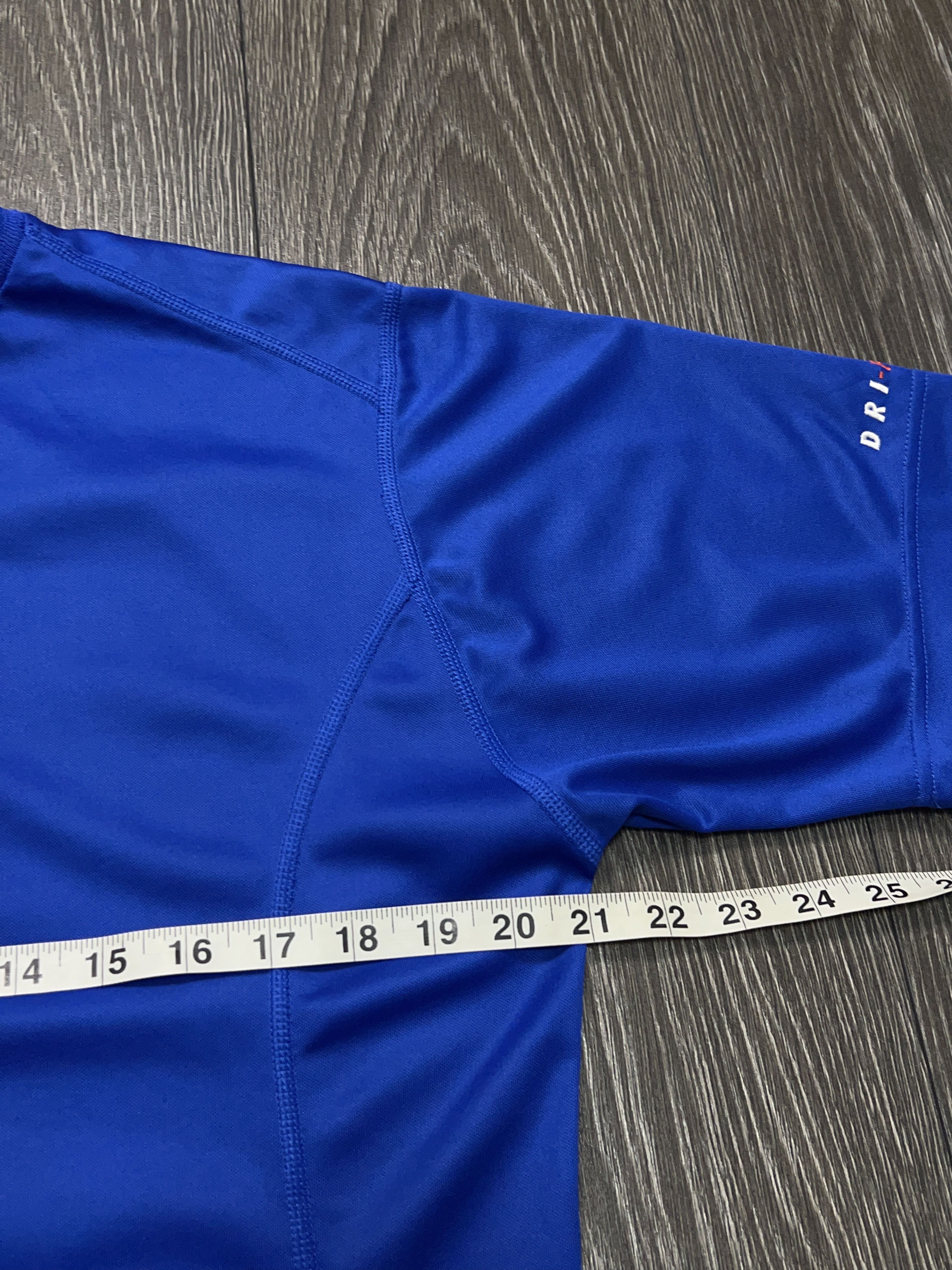 Nike Rangers 1997/1998/99 Pre Match Football Soccer Shirt Jersey Size US M / EU 48-50 / 2 - 11 Thumbnail