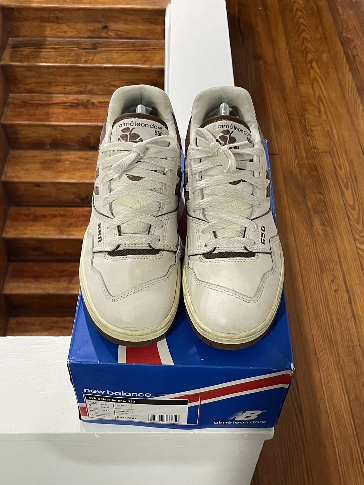Aime Leon Dore × New Balance New Balance 550 x Aime Leon Dore "Brown" Size US 9 / EU 42 - 3 Thumbnail