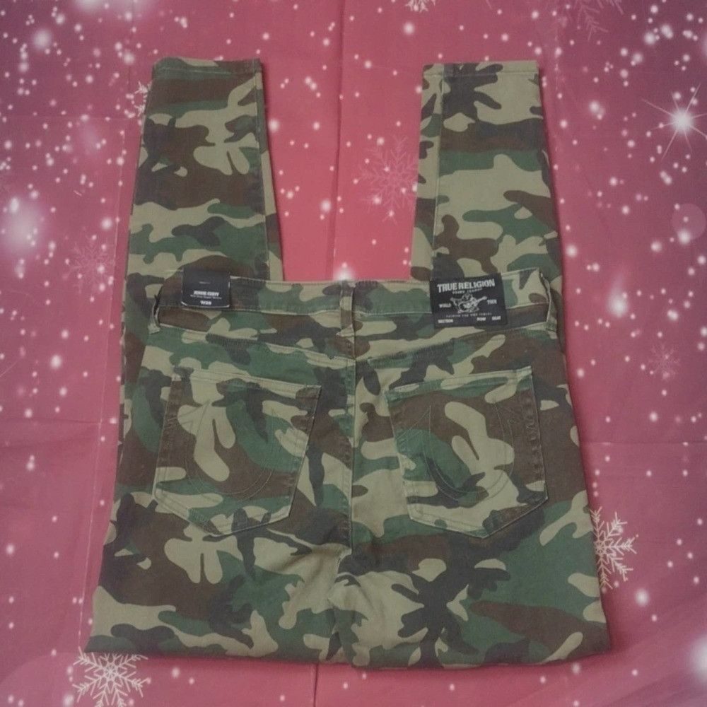True Religion True religion Jennie curvy super skinny camo jeans size 29 Size 28" / US 6 / IT 42 - 5 Thumbnail