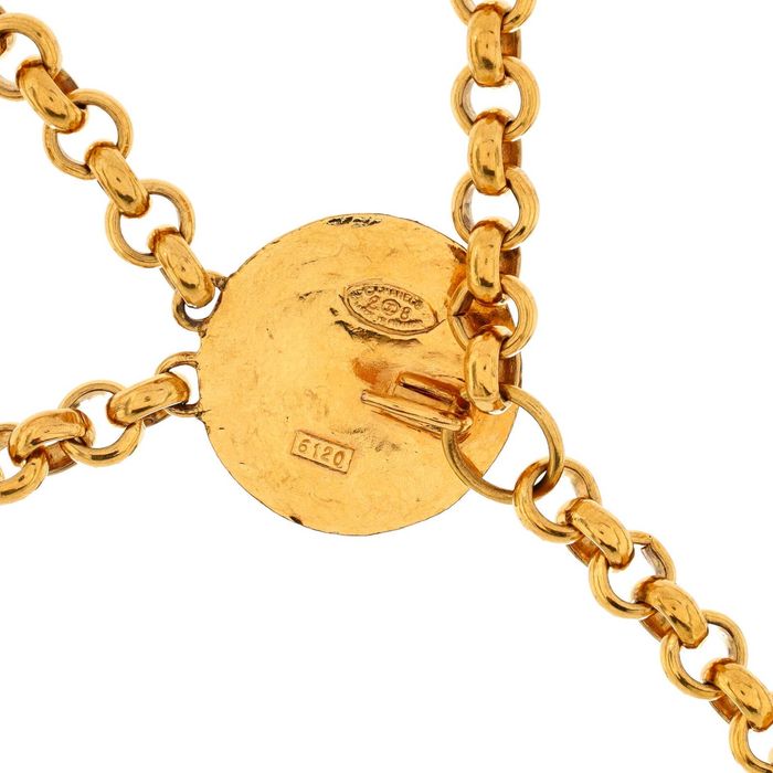 Chanel Vintage Multi-Chain Medallion Belt Metal