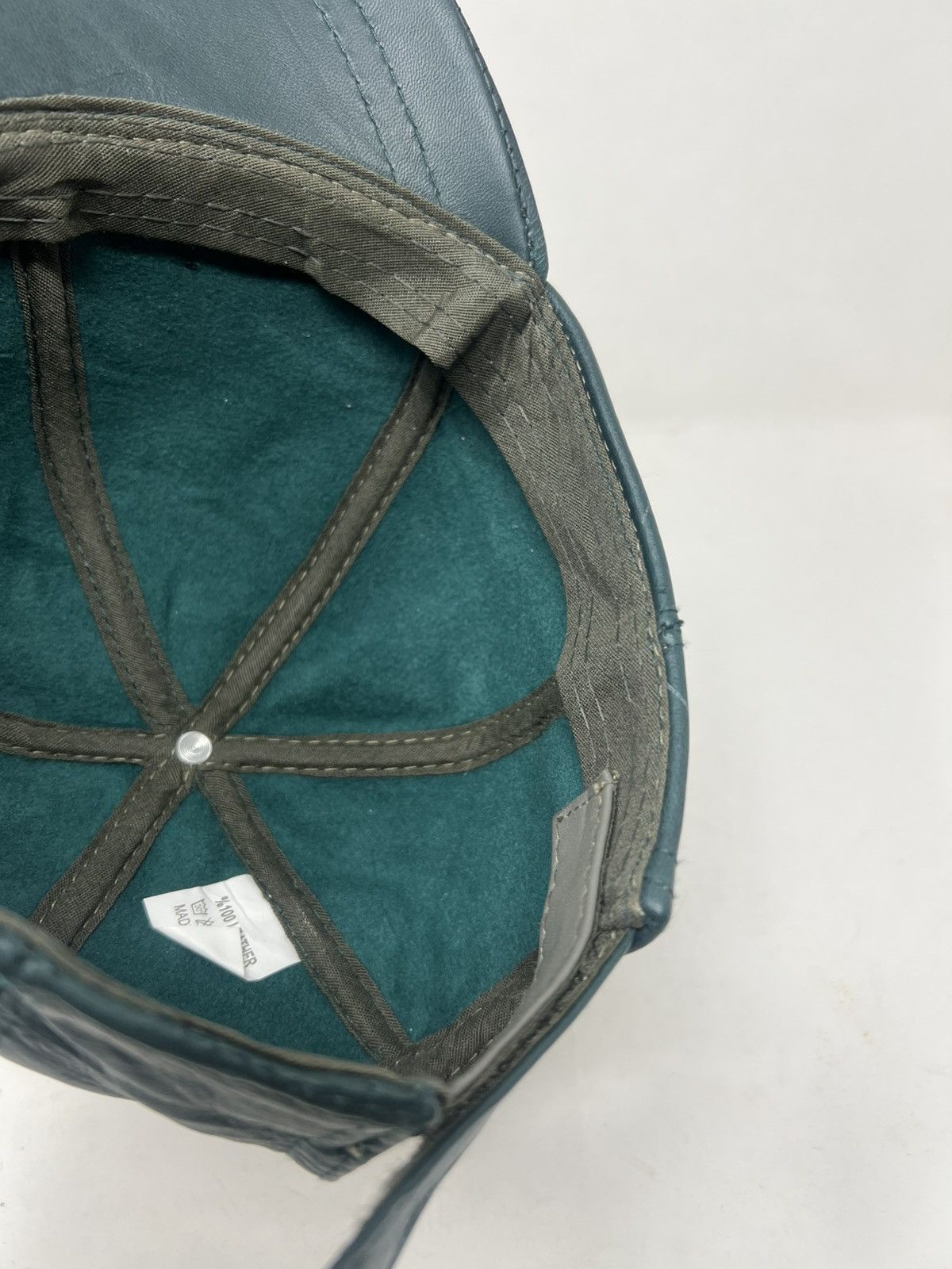 Japanese Brand Genuide Leather Suade Strapback Hat Size ONE SIZE - 11 Thumbnail