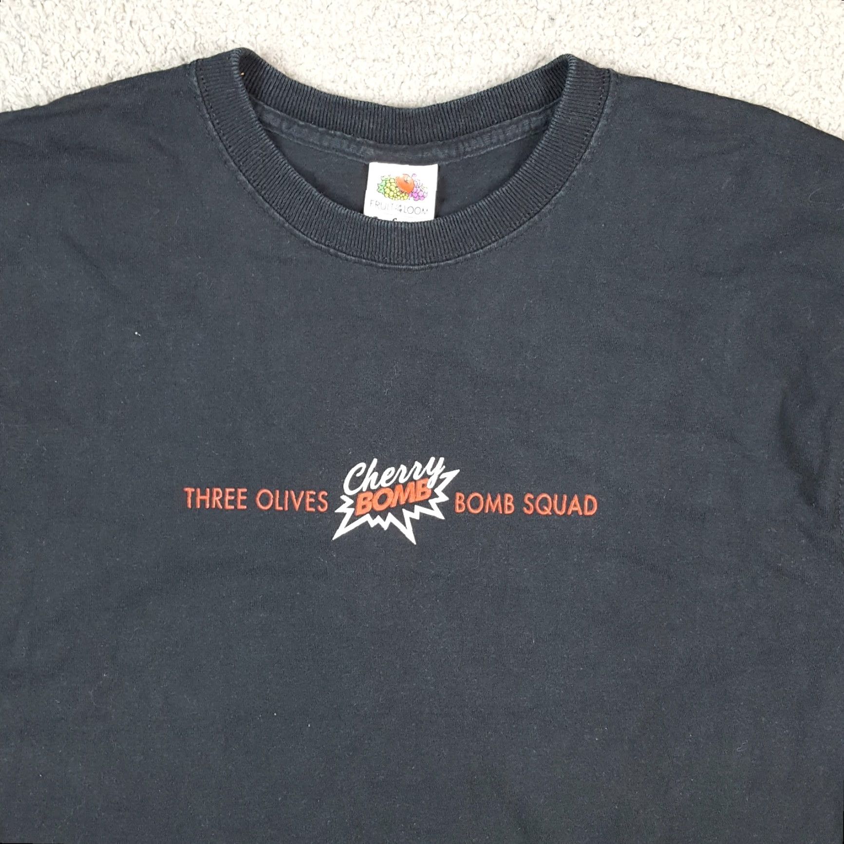 Fruit Of The Loom VINTAGE Cherry Bomb Squad Men's Size Small Shirt Firework 4th Of July Retro Size US S / EU 44-46 / 1 - 2 Thumbnail