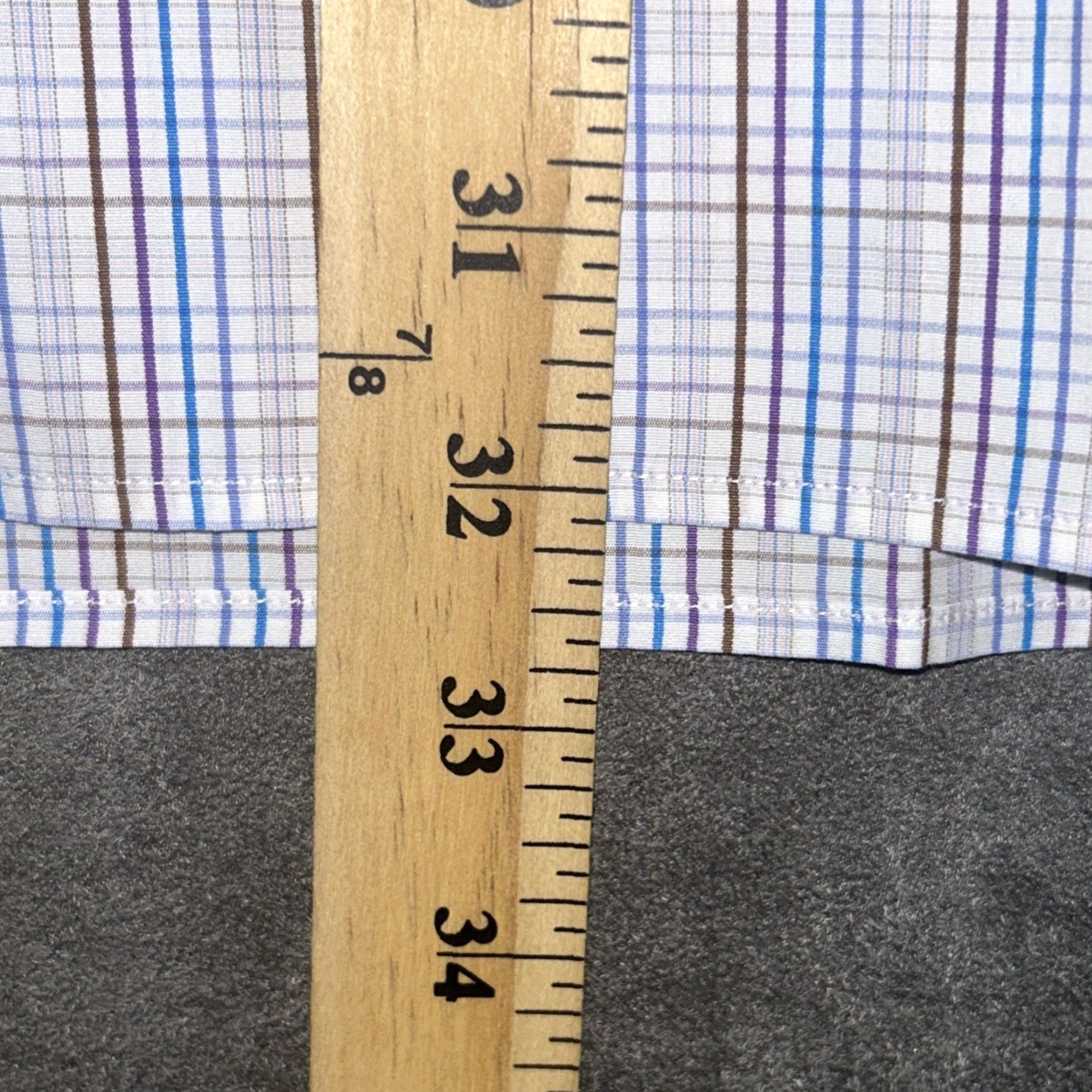 Ermenegildo Zegna Ermenegildo Zegna Shirt XL Button-Up Long Sleeve Collared Multicolor Check Casual Men Size US XL / EU 56 / 4 - 6 Thumbnail