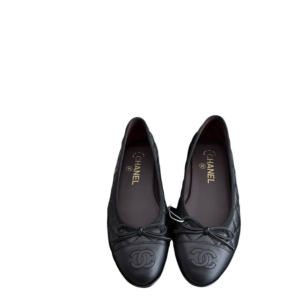 Chanel Chanel Quilted Bow Ballet Flats Size 36 Size US 6 / IT 36 - 1 Thumbnail