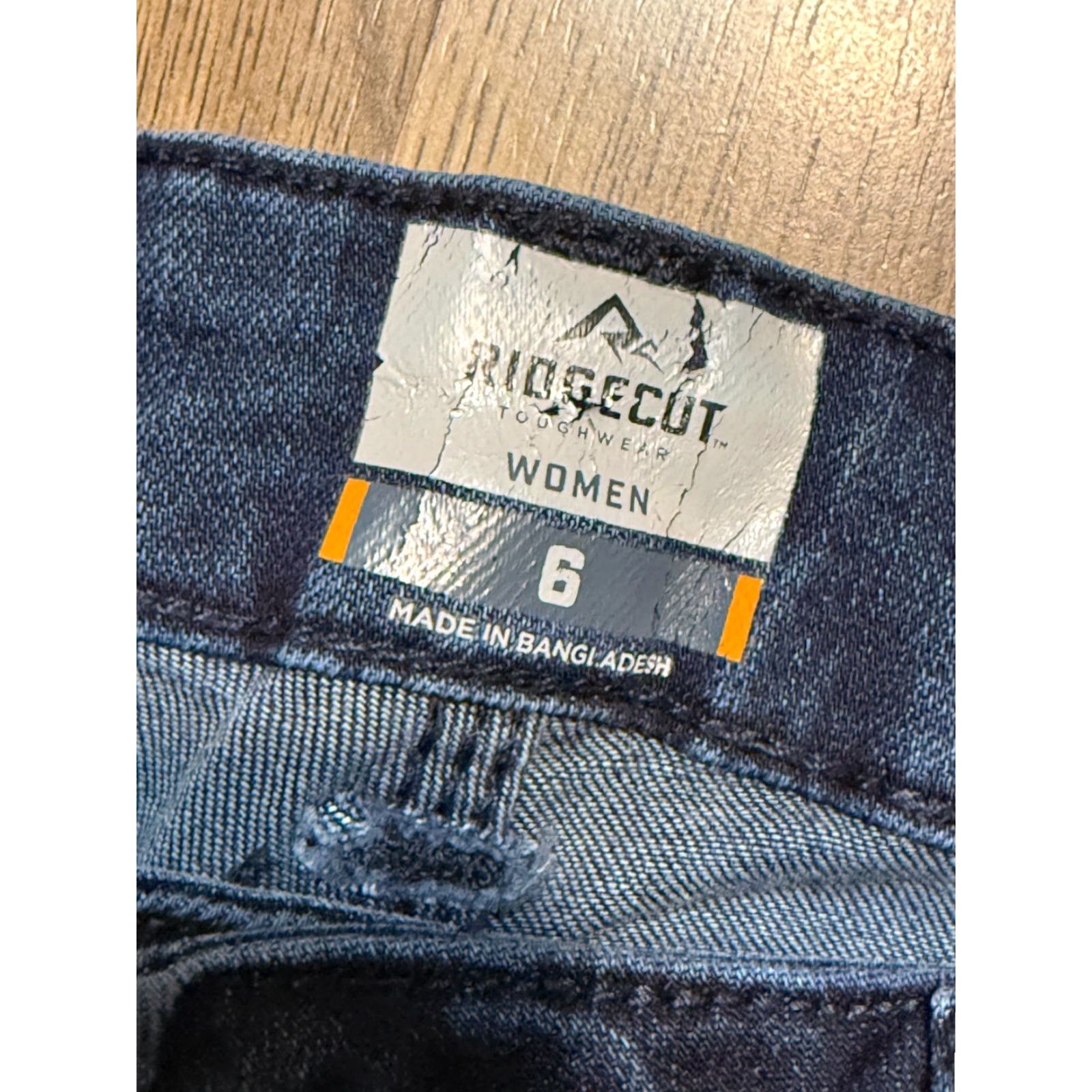 Vintage Ridgecut Jeans Women's 6 Blue Denim Straight Mid Rise Jeans Inseam 30 in Regular Rise Style Straight Size 28" / US 6 / IT 42 - 4 Thumbnail