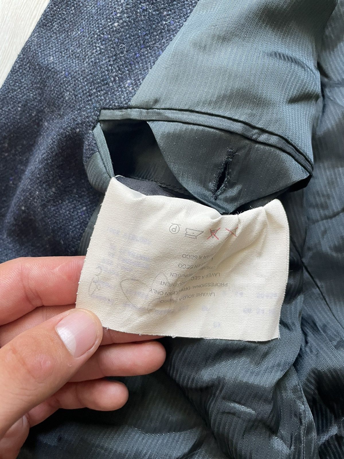 Ermenegildo Zegna Ermenegildo Zegna Soft Blue Wool&Cashmere blazer Size 48R - 13 Thumbnail