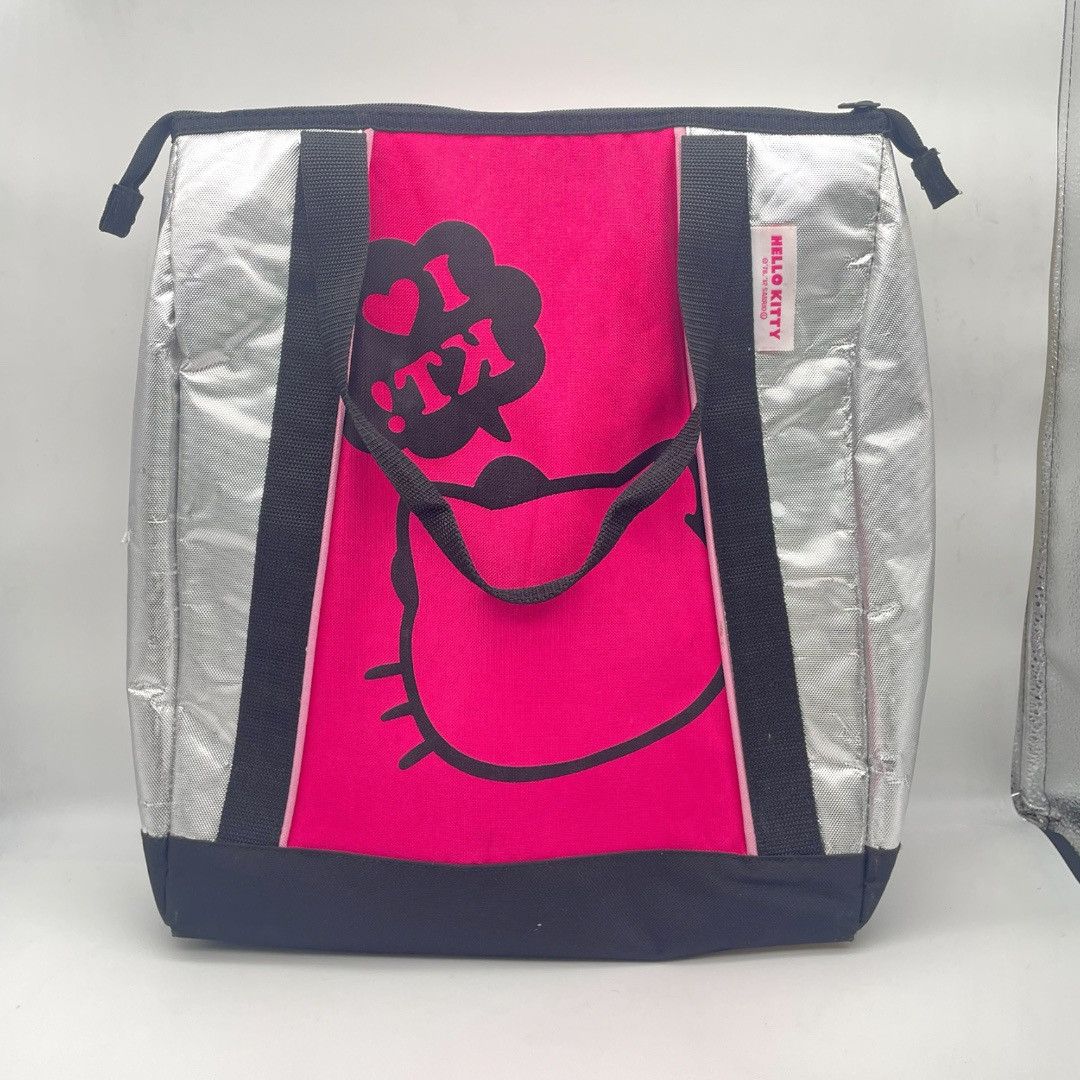 Japanese Brand Logos x Hello Kitty Silver and Pink Tote Bag Size ONE SIZE - 2 Thumbnail