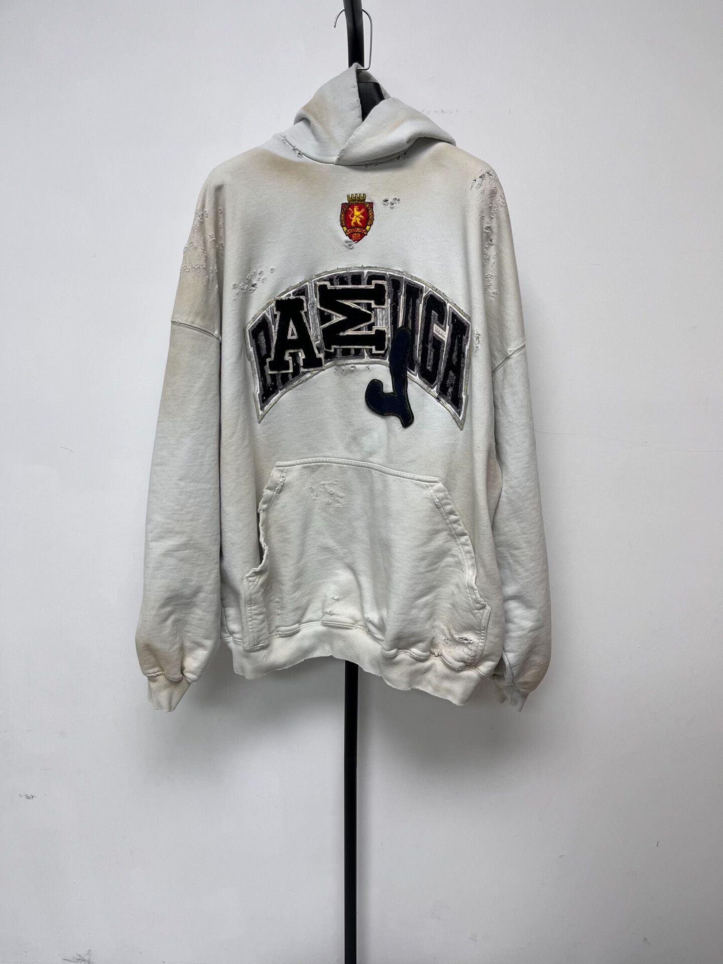 Balenciaga Balenciaga Letter Print Hooded Sweatshirt Size US M / EU 48-50 / 2 - 1 Thumbnail