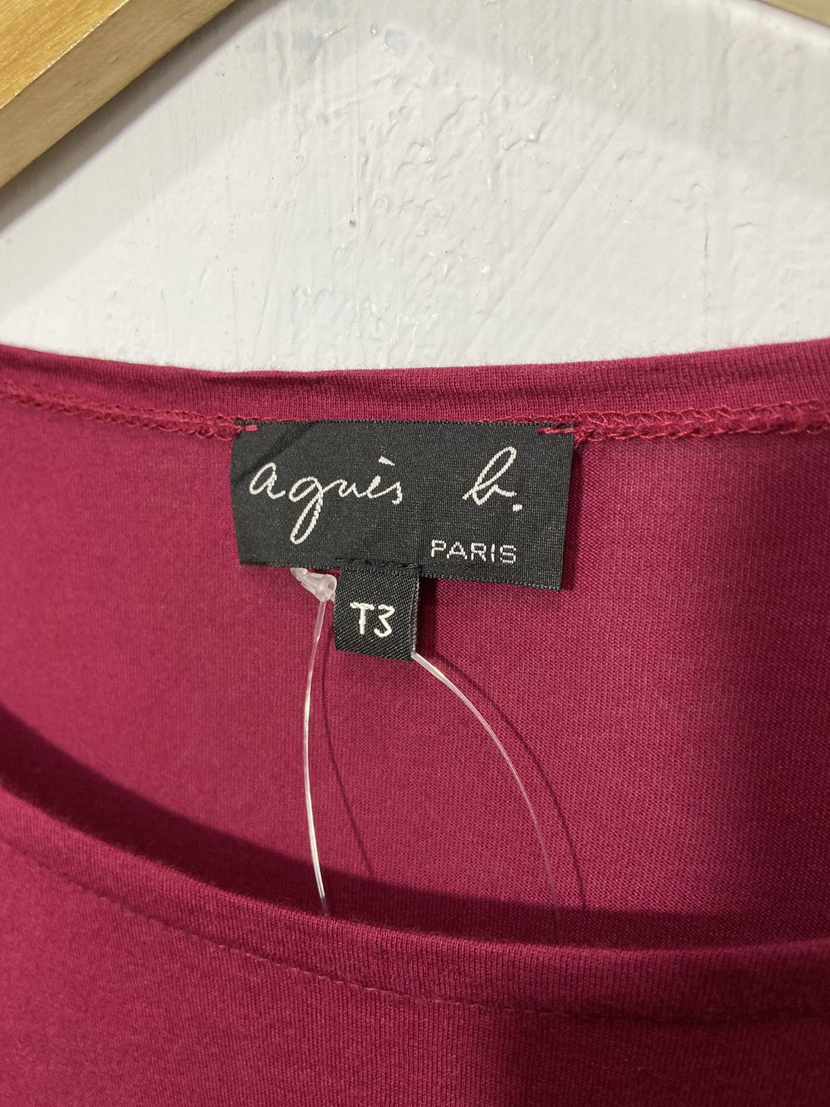 agnes b. Agnes B Long Sleeve Stretch Tshirt Size M / US 6-8 / IT 42-44 - 7 Thumbnail