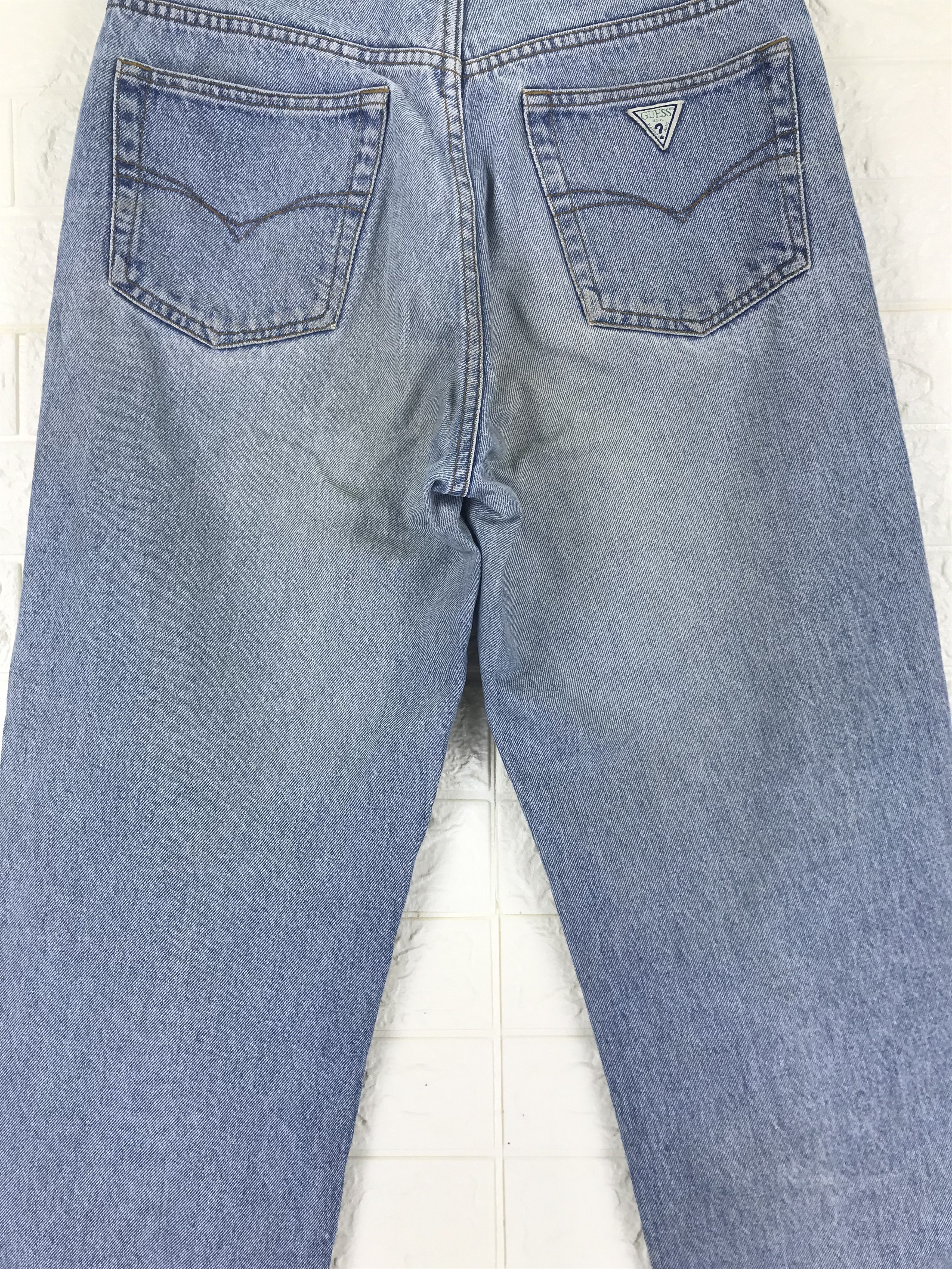 Guess Vintage Guess Blue Wash Jeans Size US 33 - 6 Thumbnail