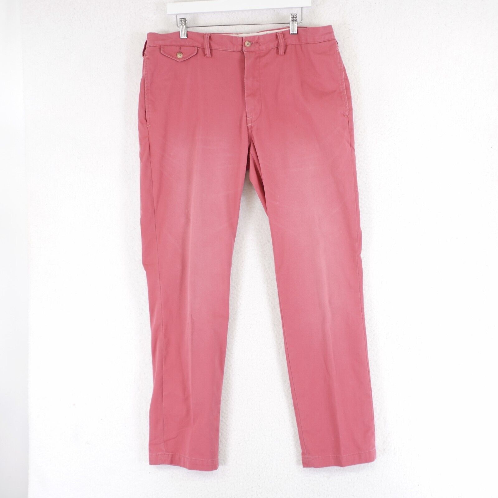 Polo Ralph Lauren Polo Ralph Lauren Slim Fit Pink Cotton Chino Pants 38/32 Mid Size US 38 / EU 54 - 1 Thumbnail