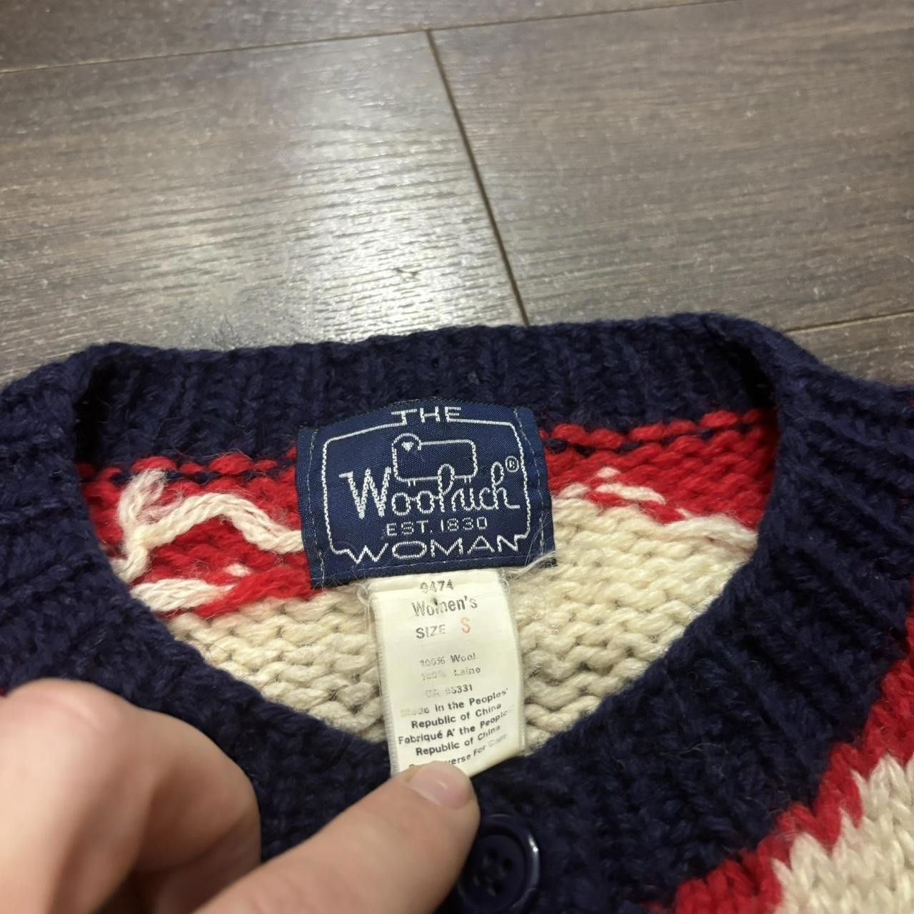 Woolrich Woolen Mills vintage woolrich for women Christmas cardigan sweater 90s S Size S / US 4 / IT 40 - 6 Thumbnail