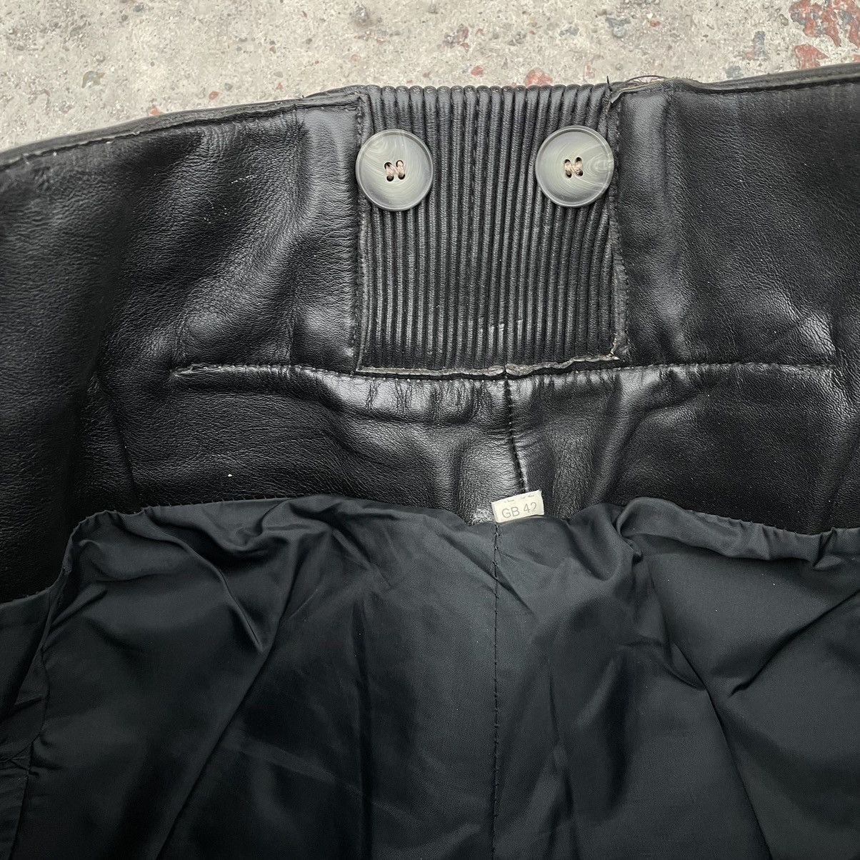 Vintage Moto Pants Real Leather Y2K 90s USA style