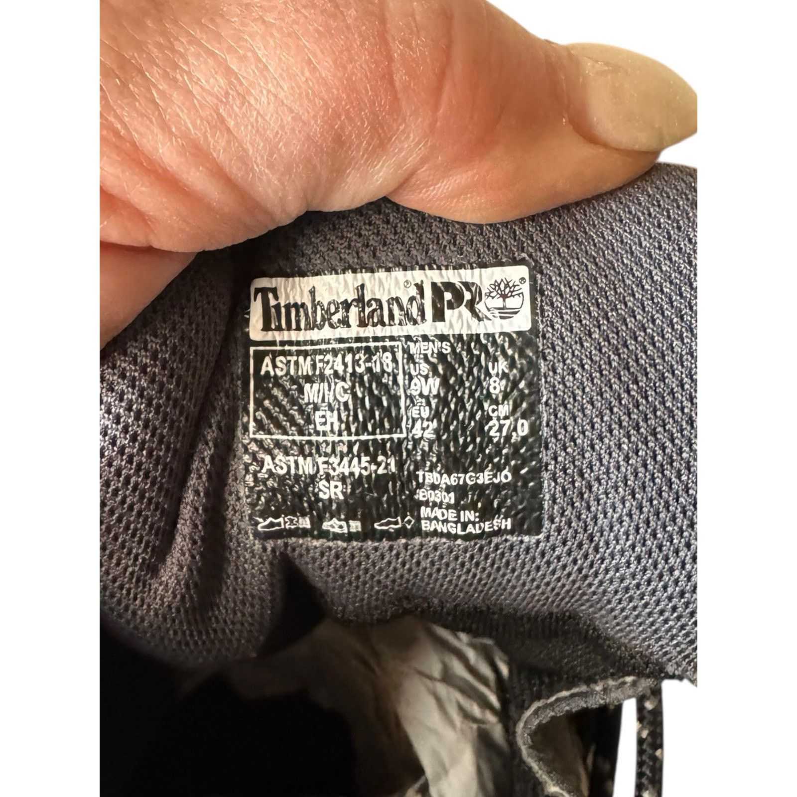Timberland Timberland PRO NEW Tempe 6” Alloy Toe Work Boots Grey Size US 9 / EU 42 - 3 Thumbnail