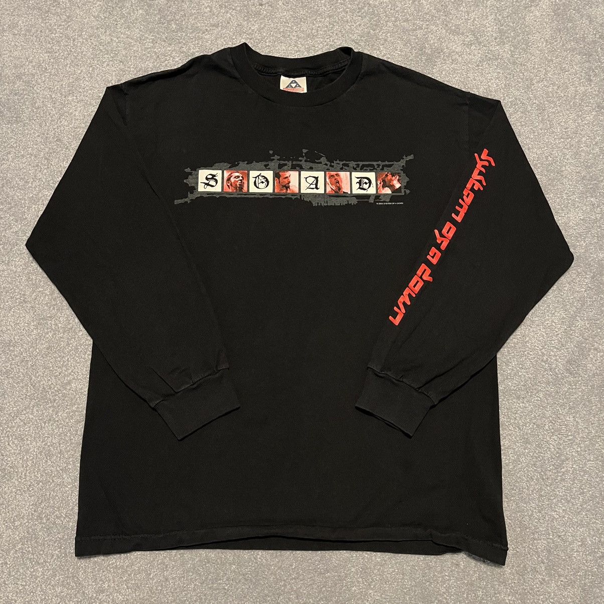 Band Tees Vintage 2002 System of a Down SOAD Self Title Longsleeve Tee Size US L / EU 52-54 / 3 - 1 Thumbnail