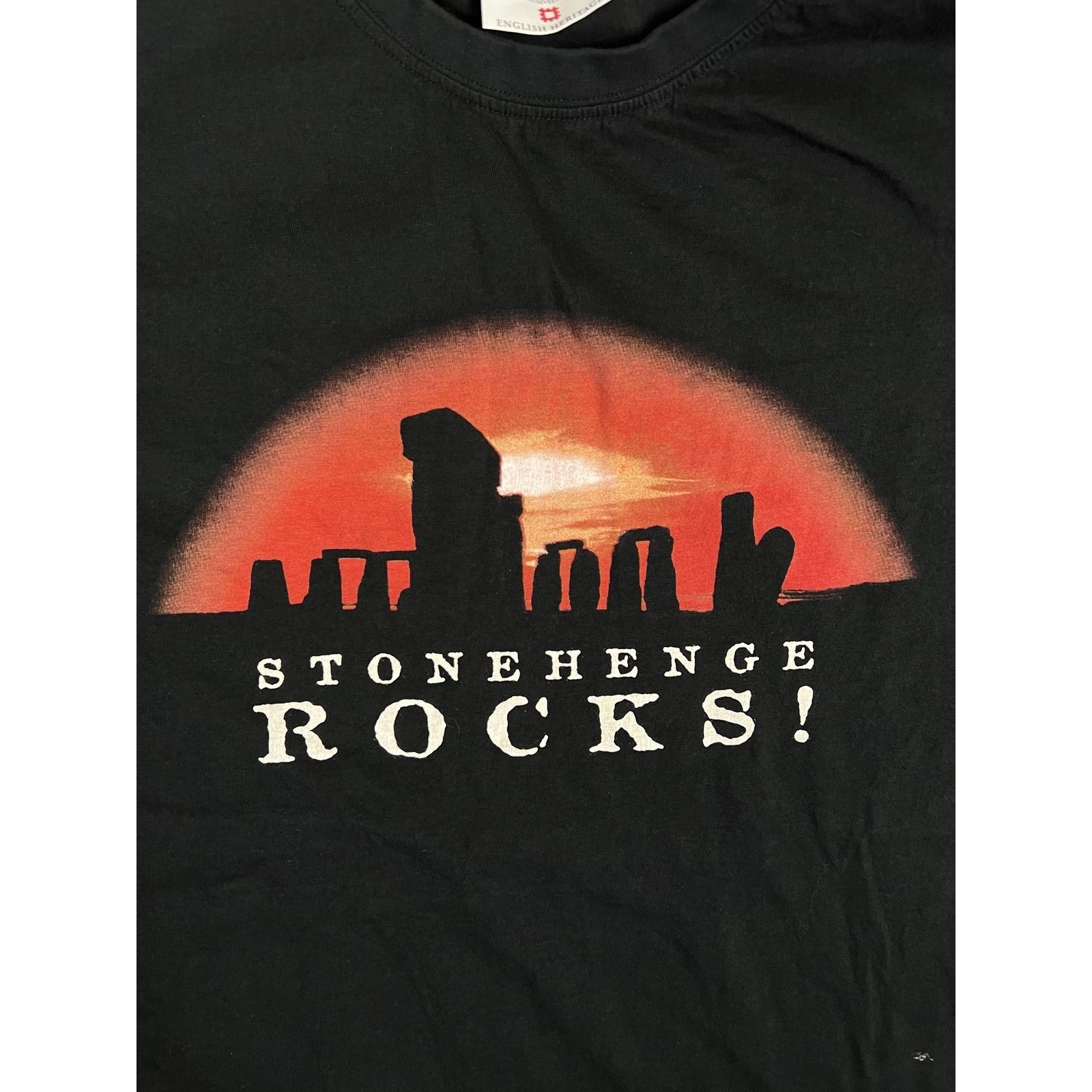 Other Stonehenge Rocks Shirt Mens 2XL Black Graphic T-Shirt Tee En Size US XXL / EU 58 / 5 - 2 Thumbnail