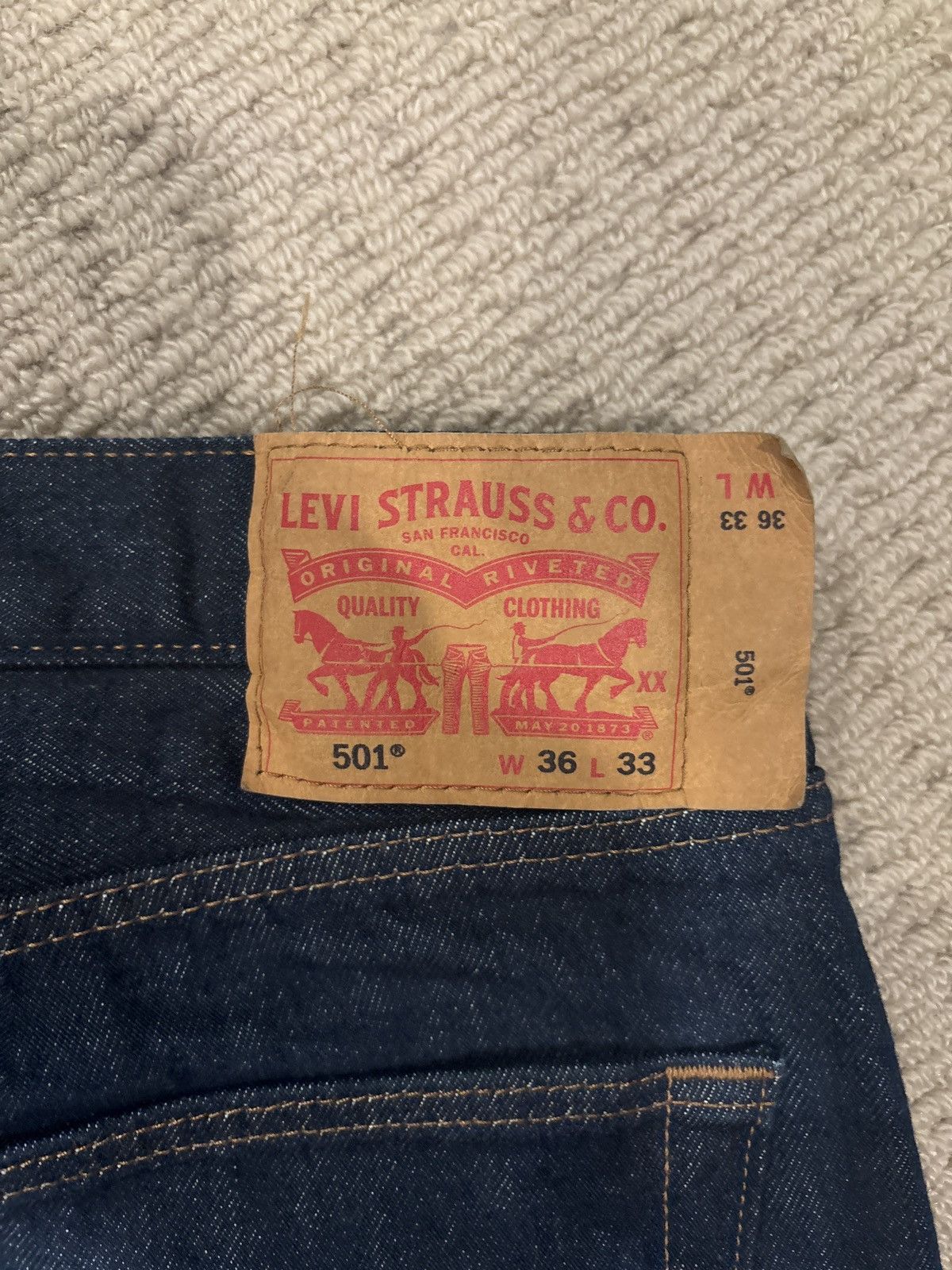 Levi's Vintage Clothing × Vintage Vintage dark blue levi’s Size US 36 / EU 52 - 1 Thumbnail