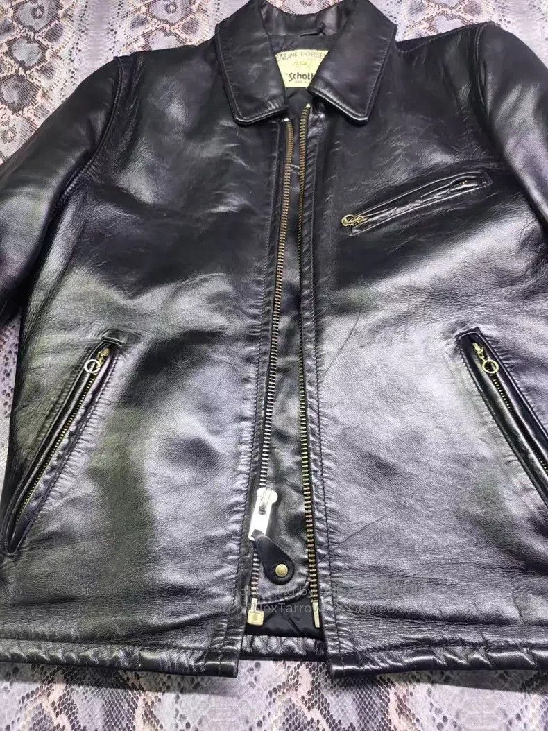 Schott Schott Real horse leather jacket Size US M / EU 48-50 / 2 - 1 Thumbnail