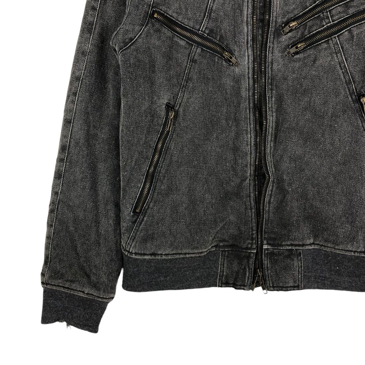Hysteric Glamour 🔥VINTAGE BIKER JACKET BRTHBREATH MULTI ZIPPER POCKETS Size US M / EU 48-50 / 2 - 6 Thumbnail