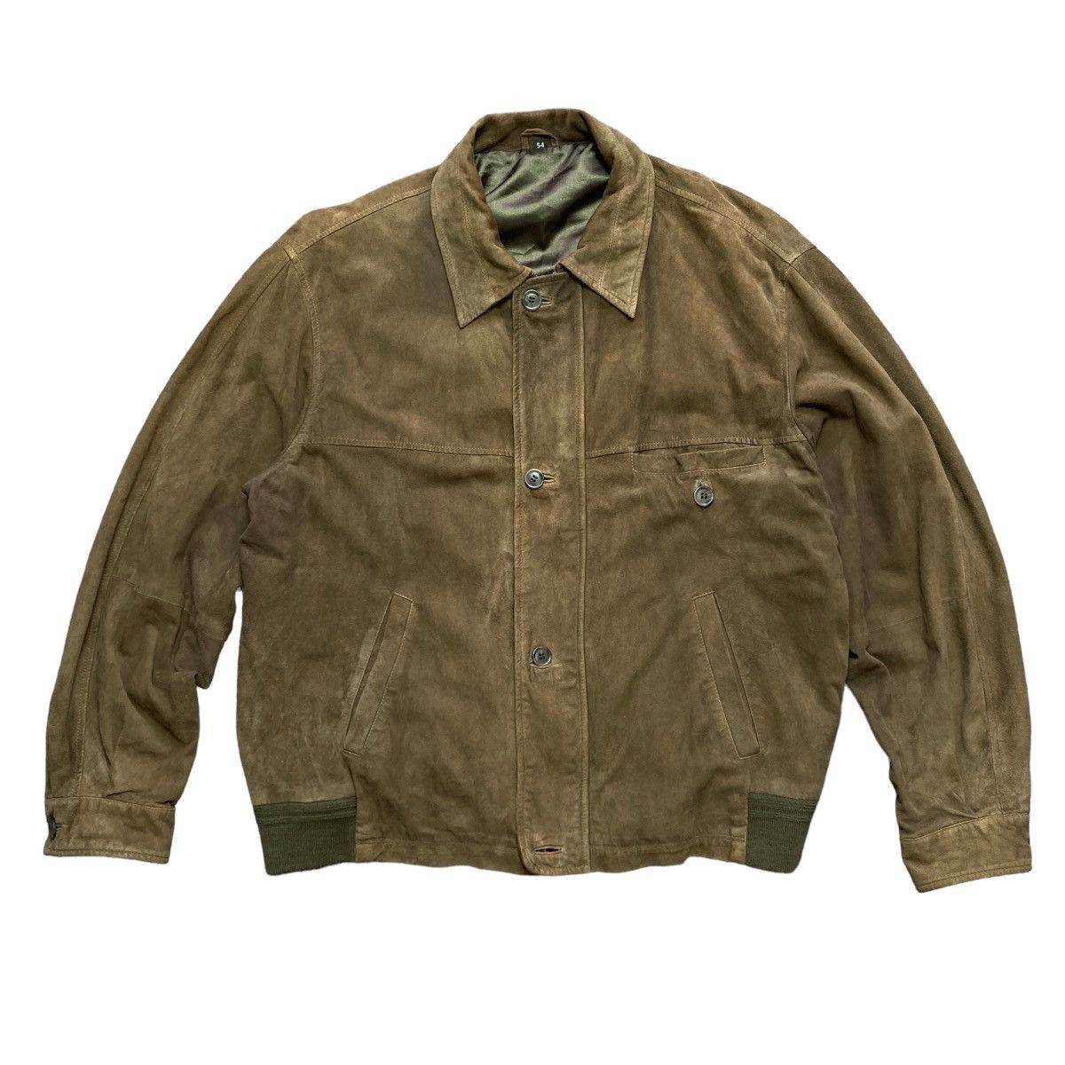 Japanese Brand × Vintage Leather bomber vintage jacket Size US XL / EU 56 / 4 - 1 Thumbnail