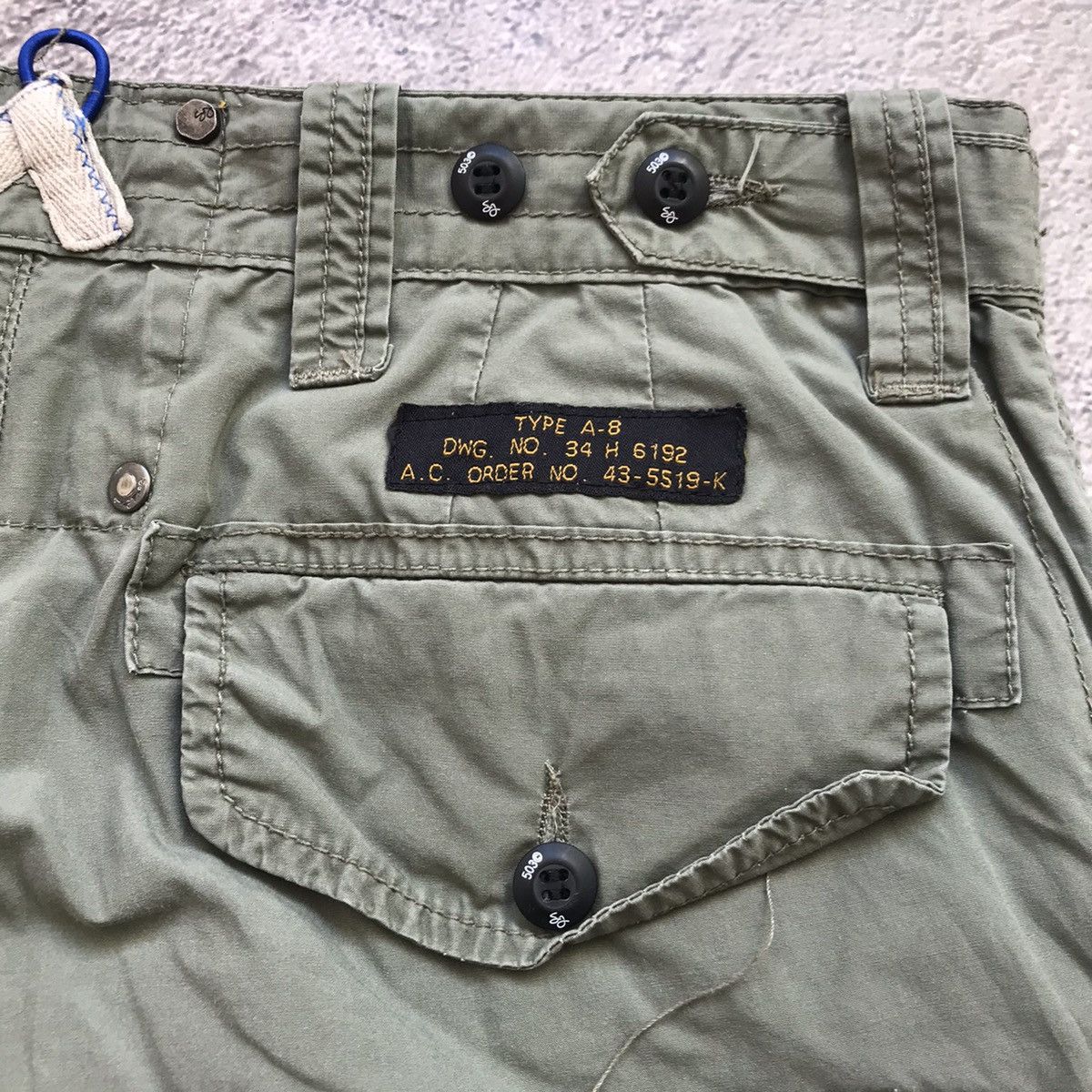 Vintage Vintage 90s Baggy Cargo Pants Flared Parachute Gorpcore 30 Size 30" / US 8 / IT 44 - 10 Thumbnail