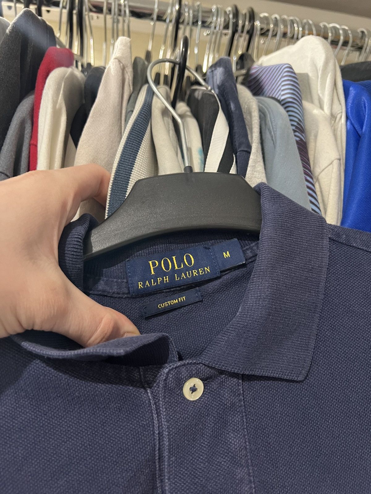Vintage VINTAGE POLO RALPH LAUREN SMALL LOGO BLUE POLO T SHIRT SZ L Size US L / EU 52-54 / 3 - 4 Thumbnail