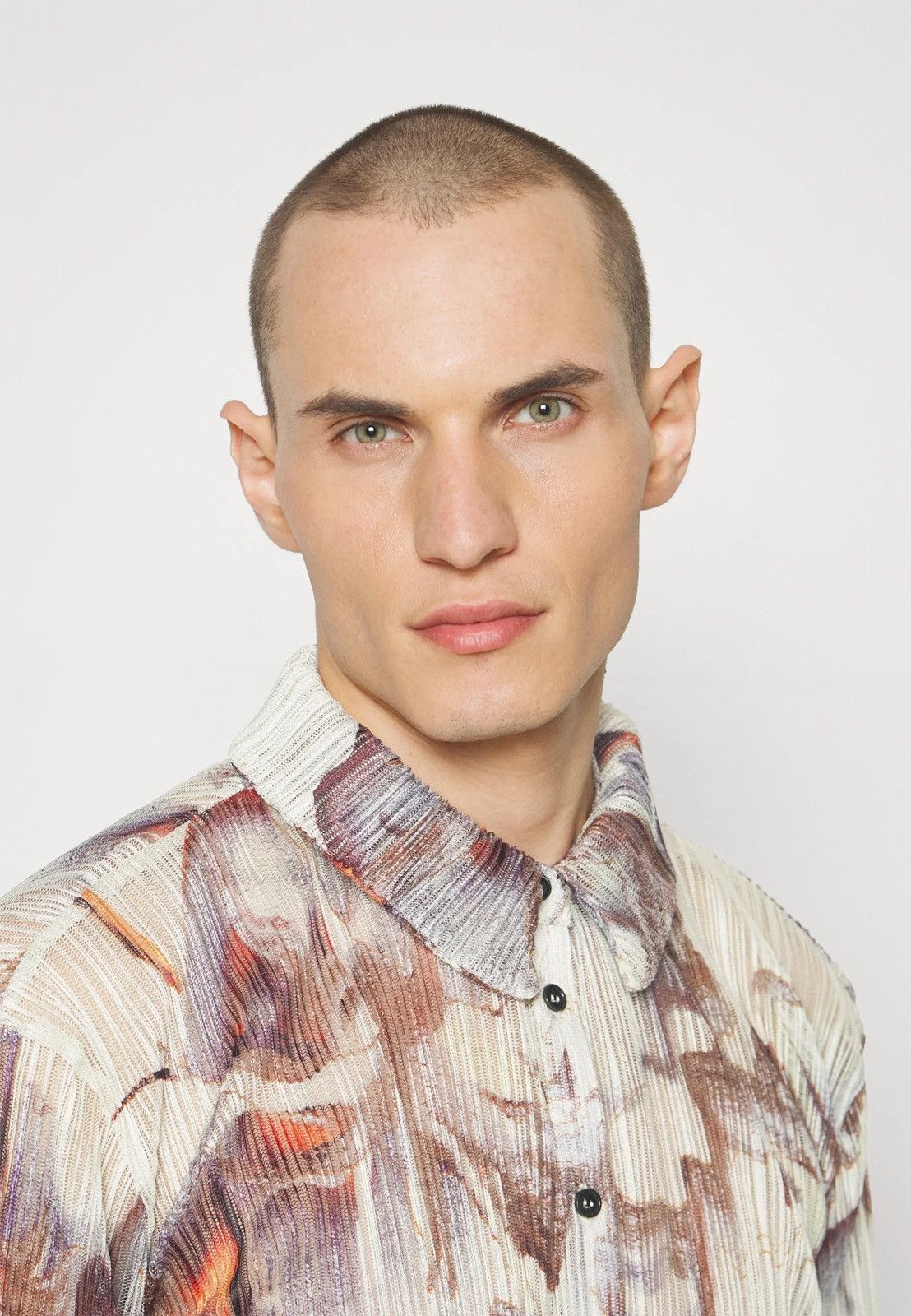 Henrik Vibskov !DS! AW23 Henrik Vibskov Gazpacho Mesh Plisse Shirt Size US S / EU 44-46 / 1 - 7 Thumbnail